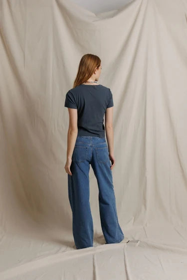 Harley Cotton Boxy Crew Tee