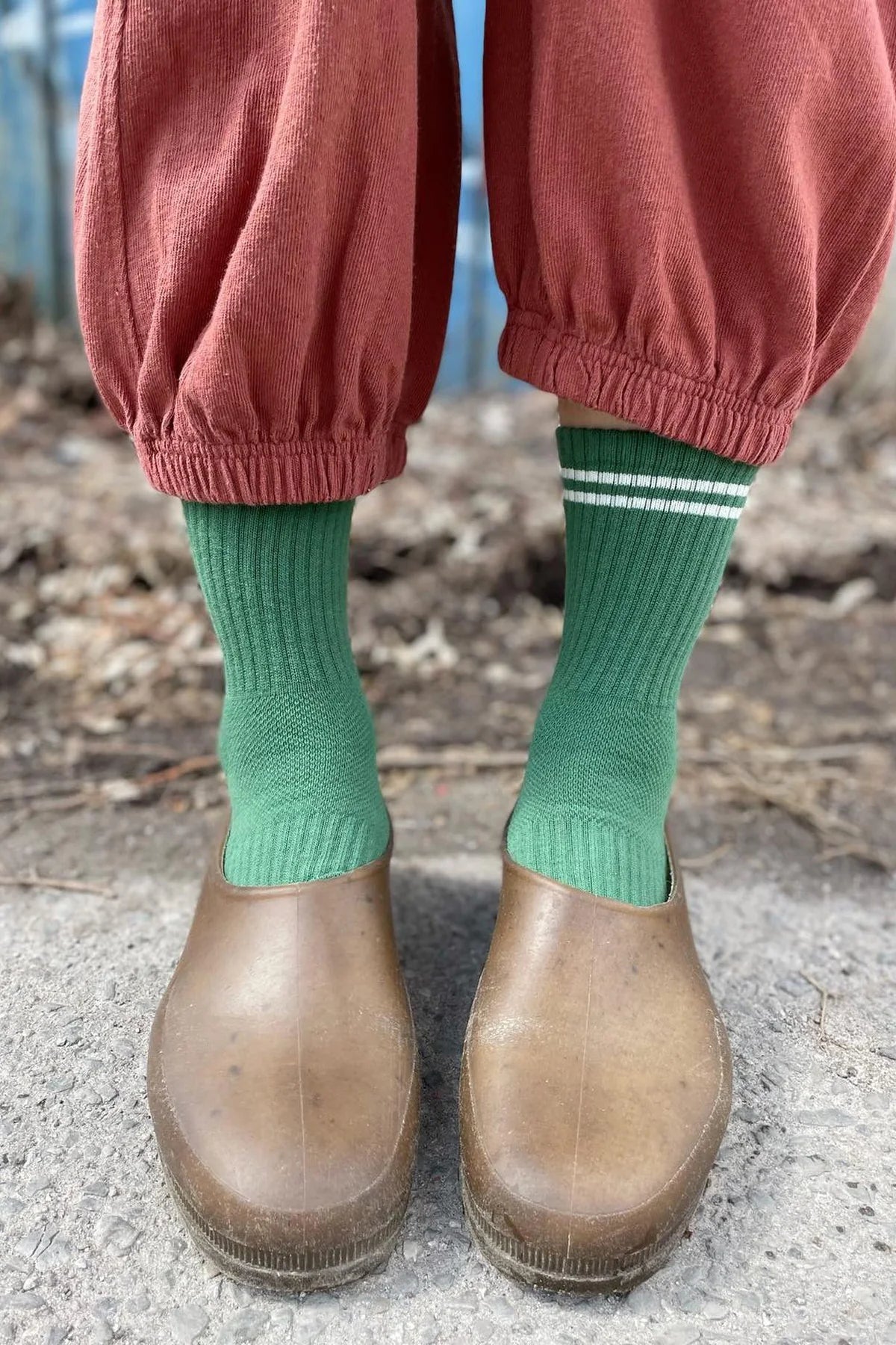 Moss boyfriend sock