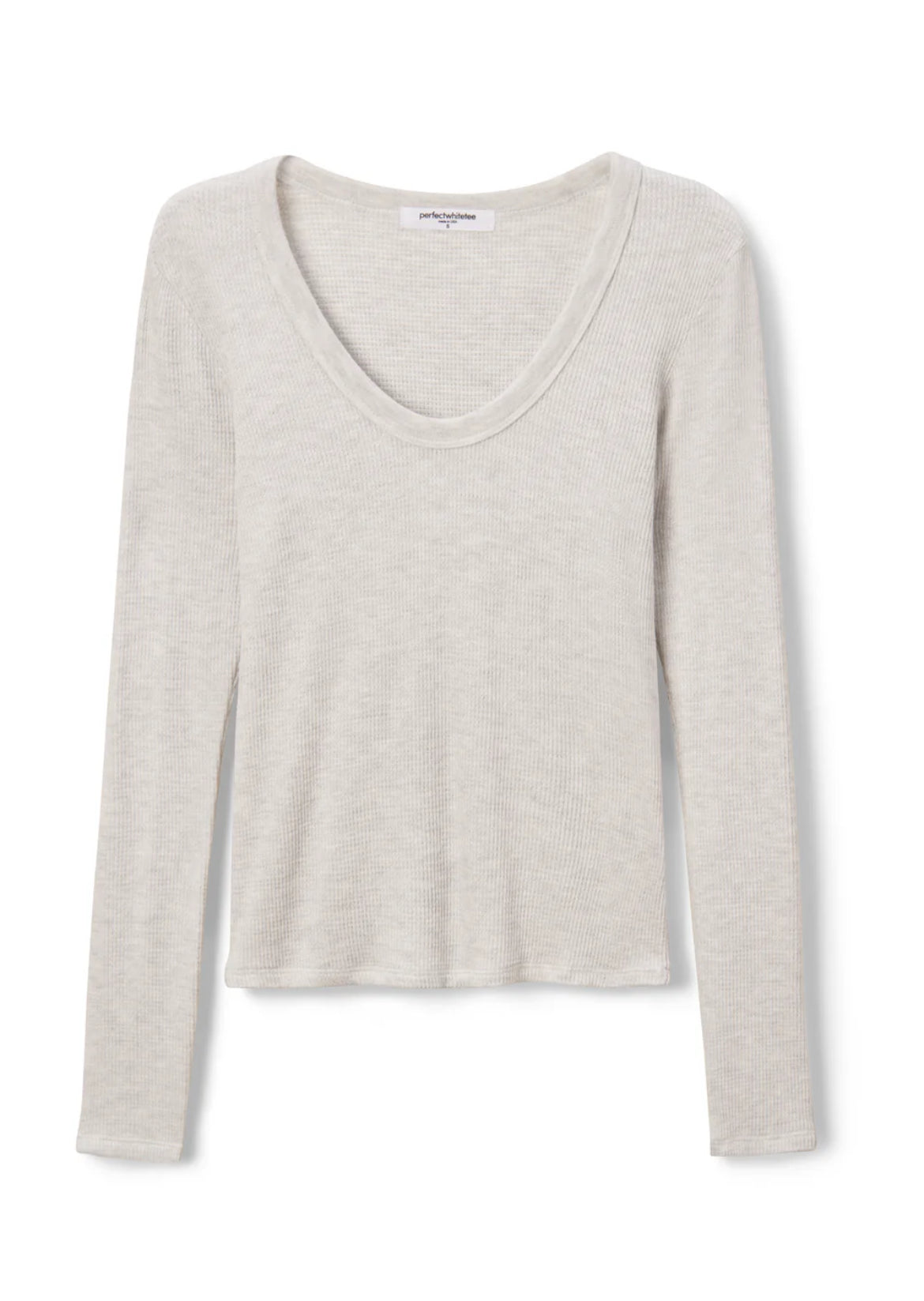 Esme Brushed Waffle Tee U-Neck