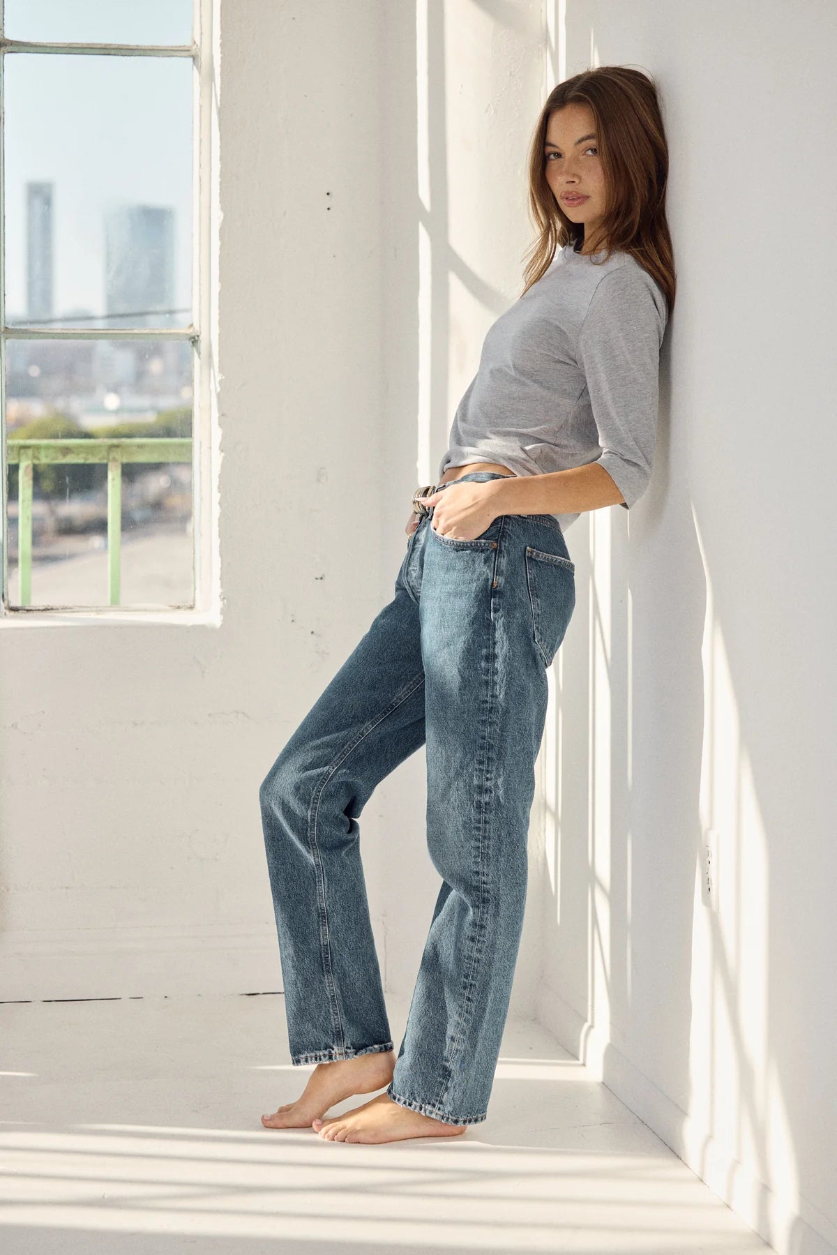 Santa Monica Mitered Tee
