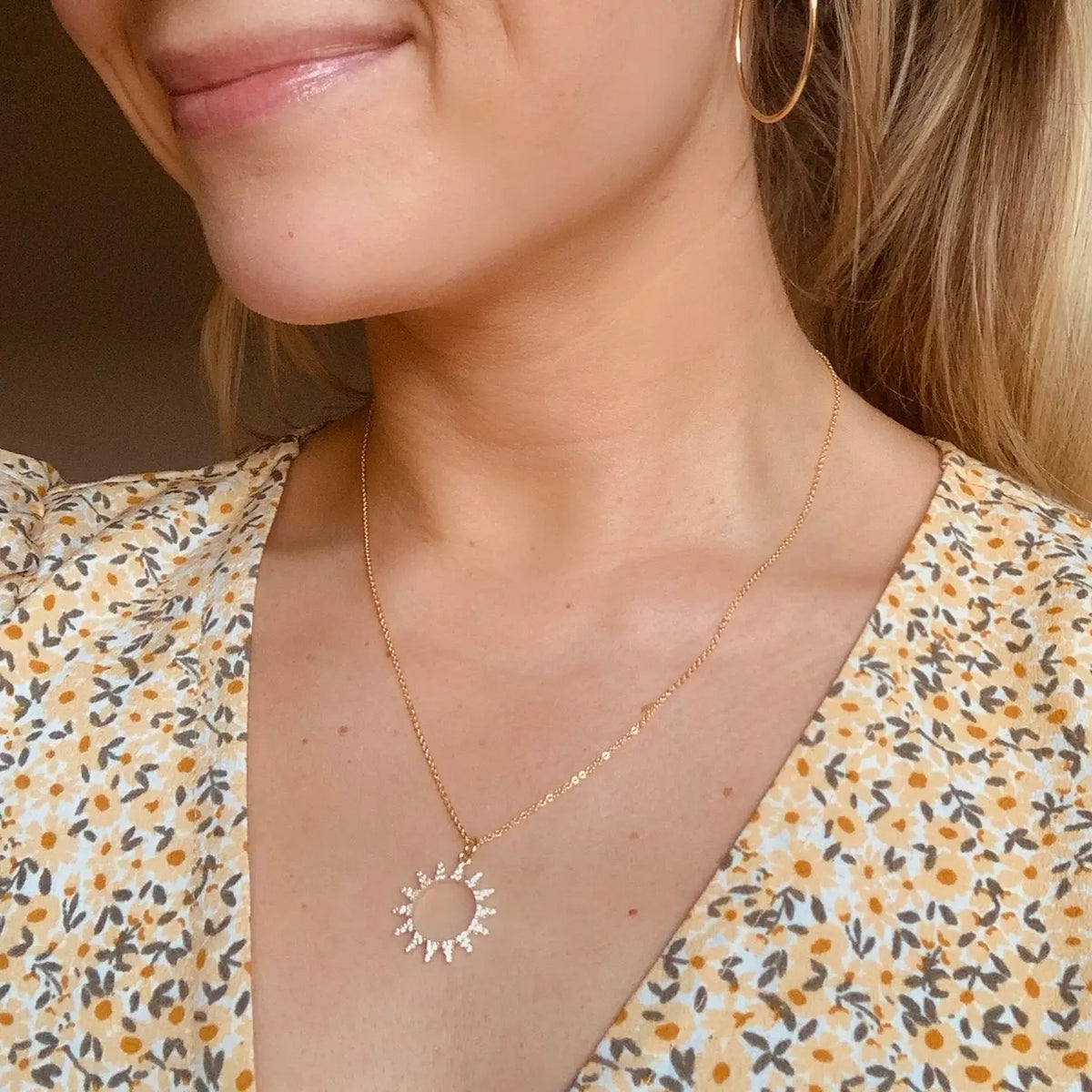 Sunburst necklace