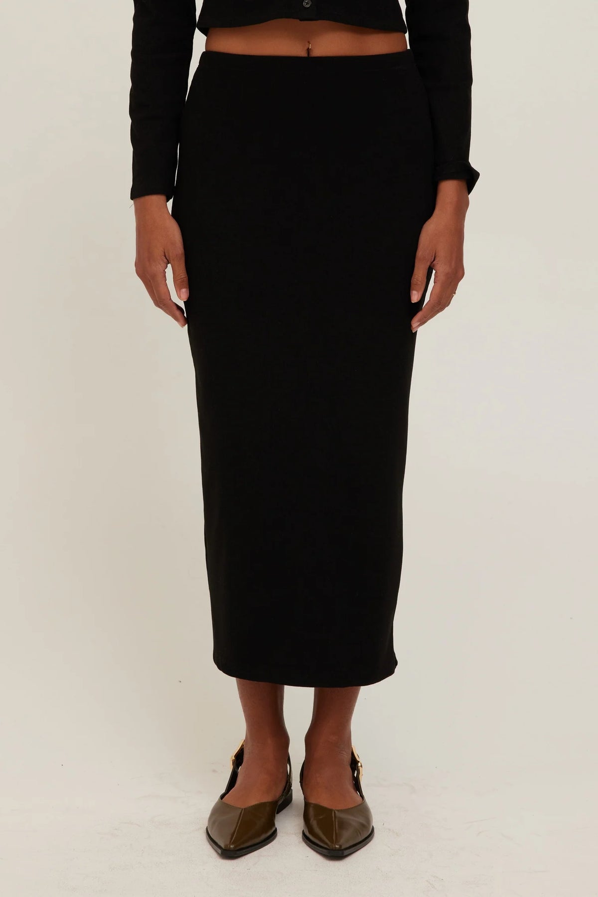 Del rey black skirt