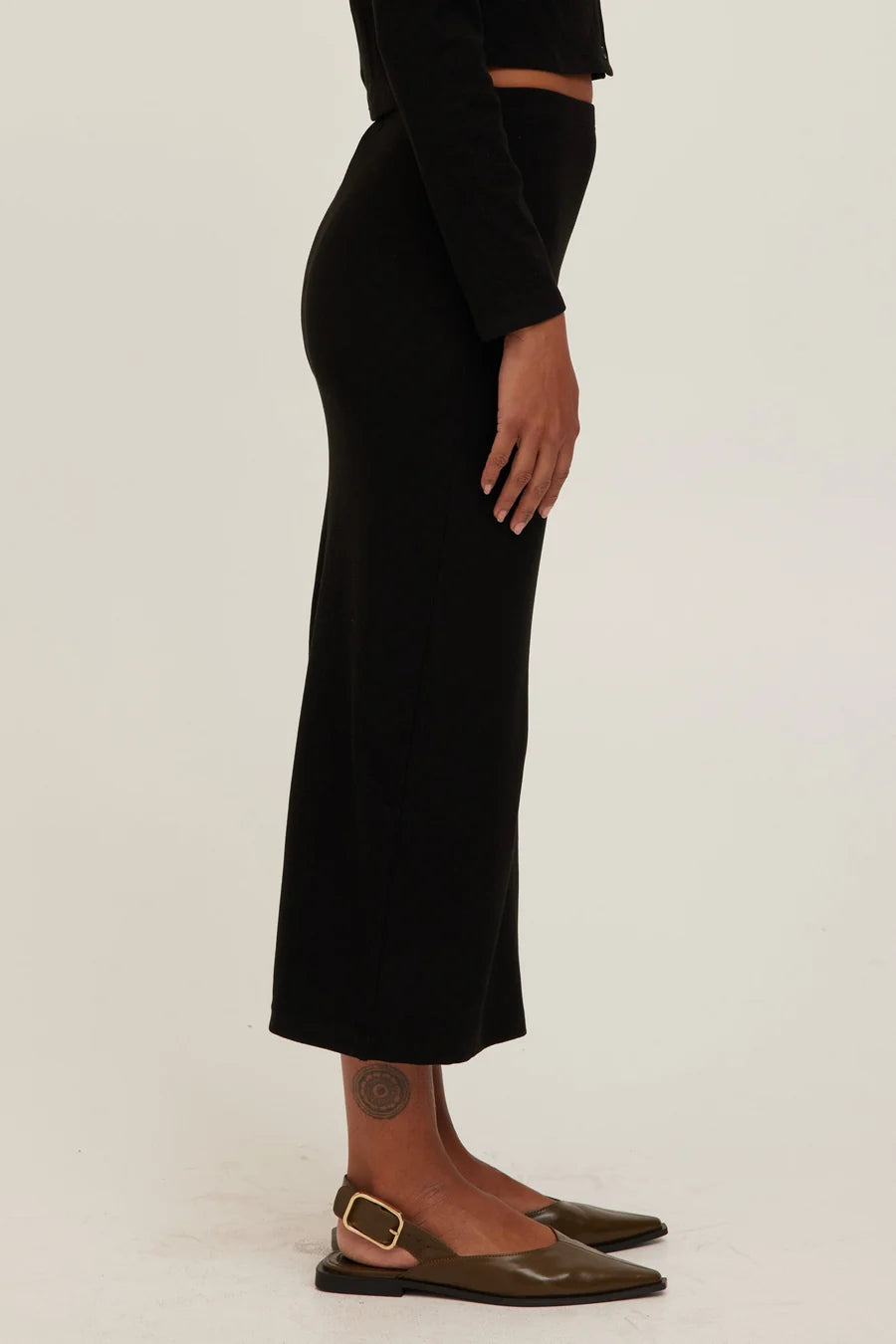 Del rey black skirt