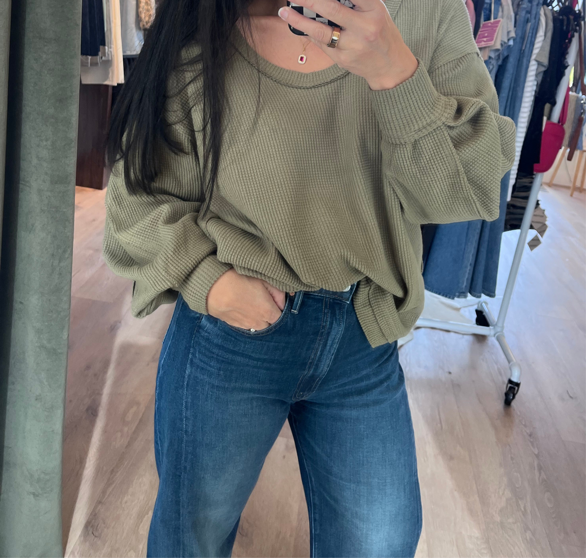Coast 2 Coast Thermal in Gothic Olive Cross