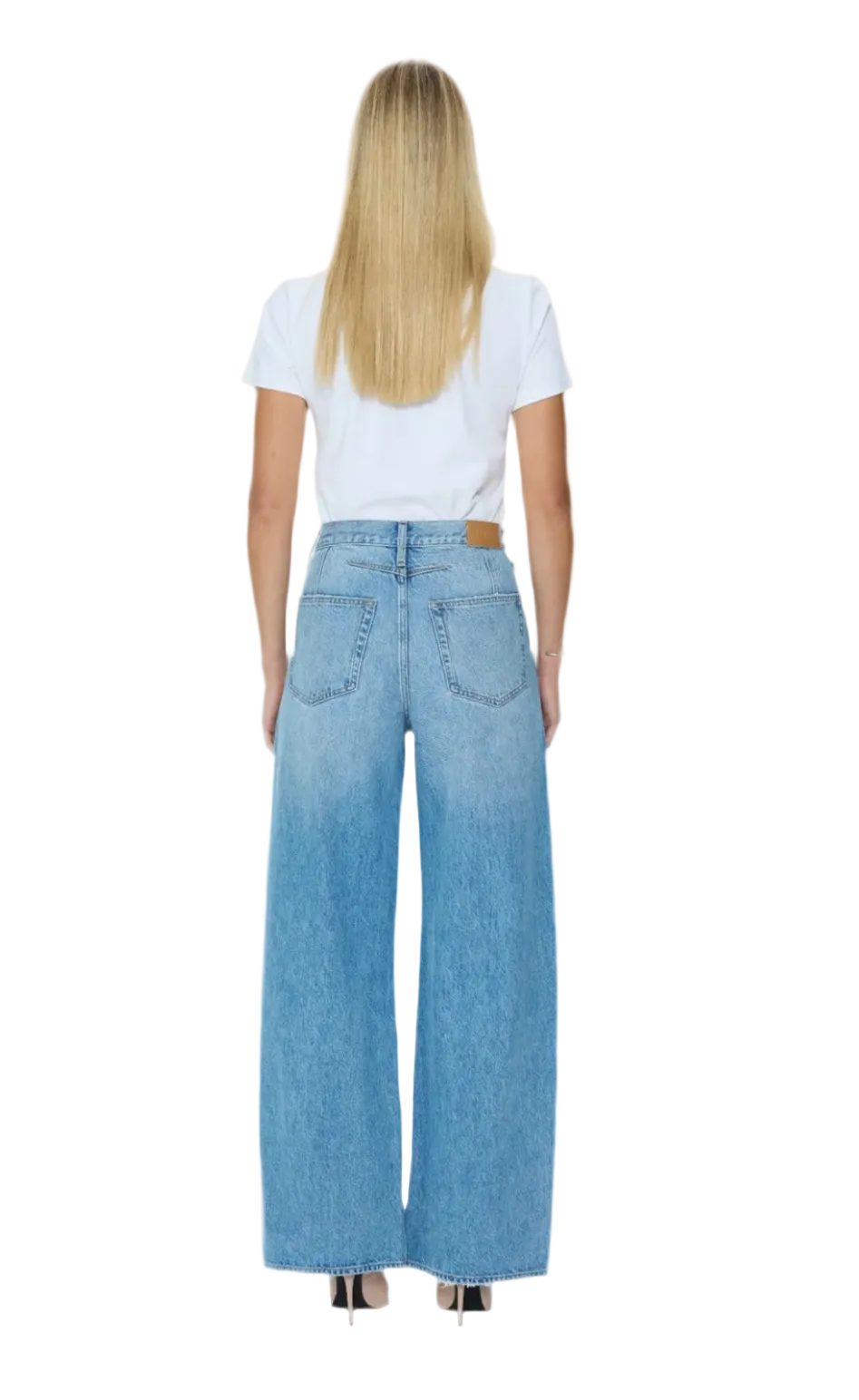 Sydney bowed wide jean