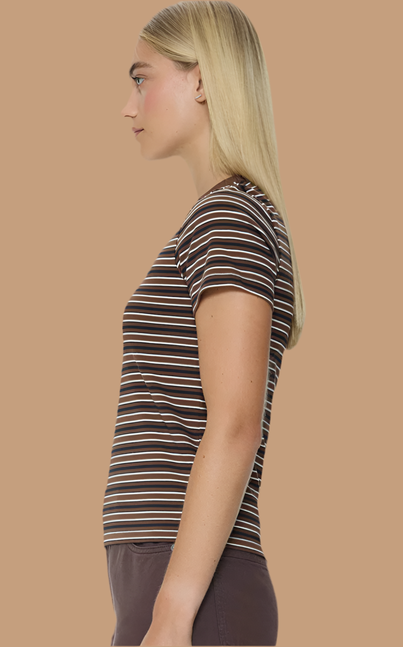 Teya Stripe Top