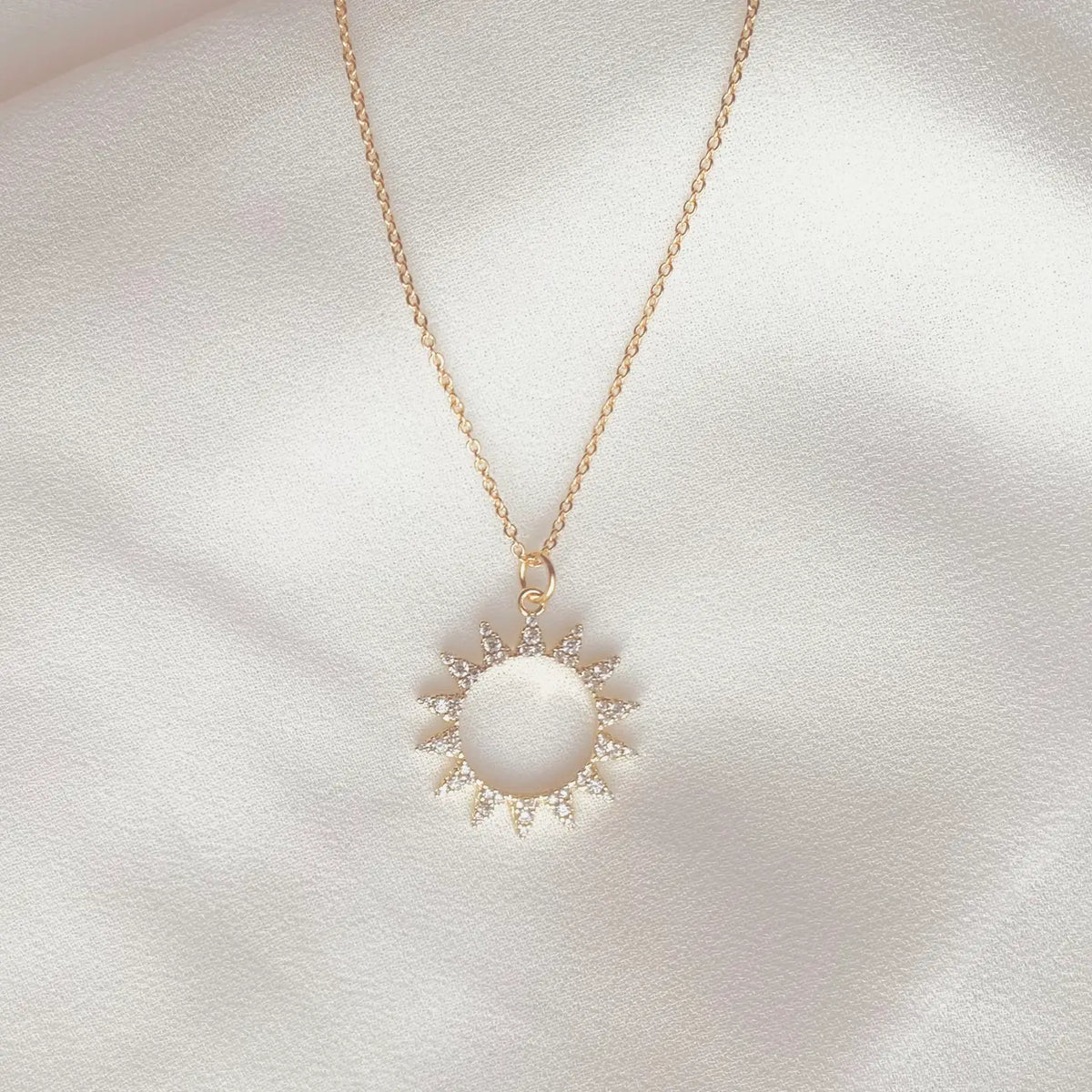 Sunburst necklace