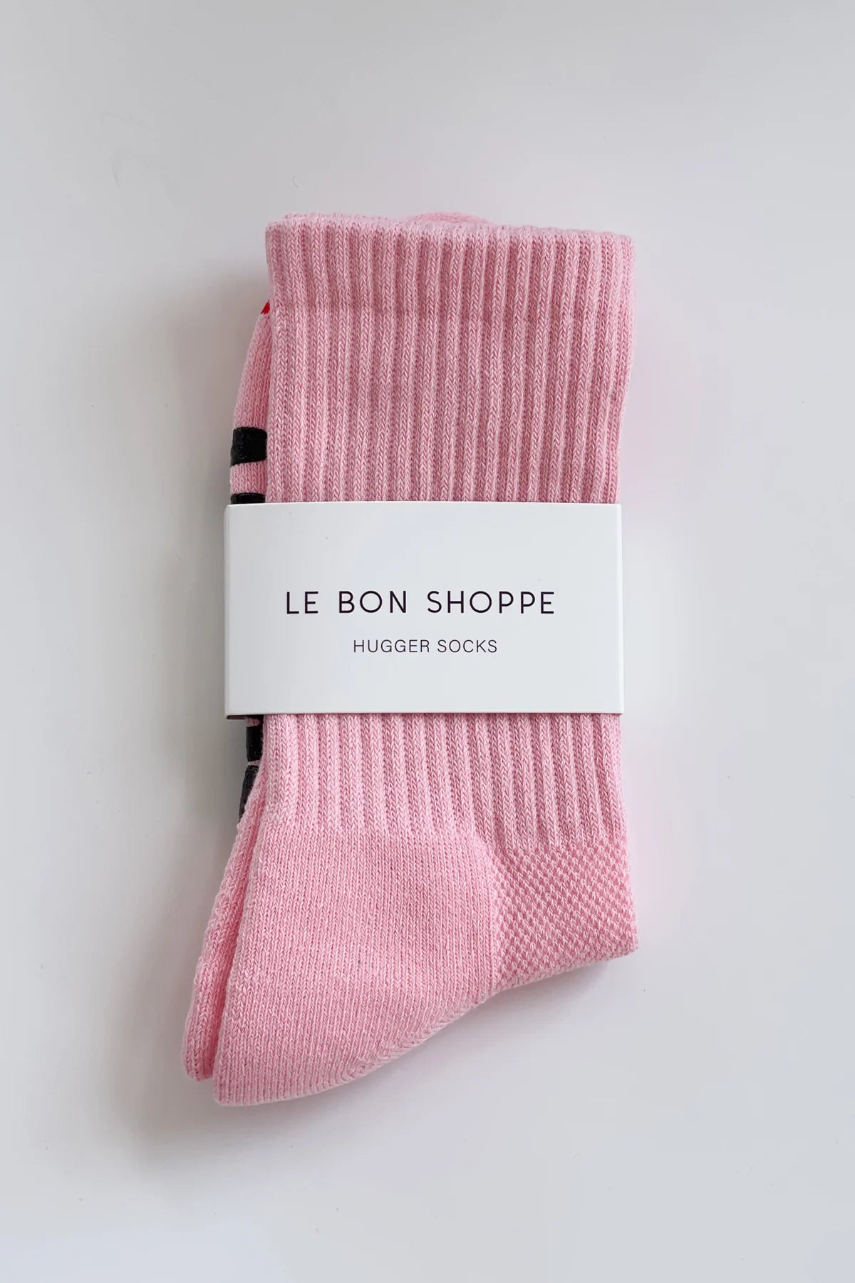 Ruffled hugger pink sock