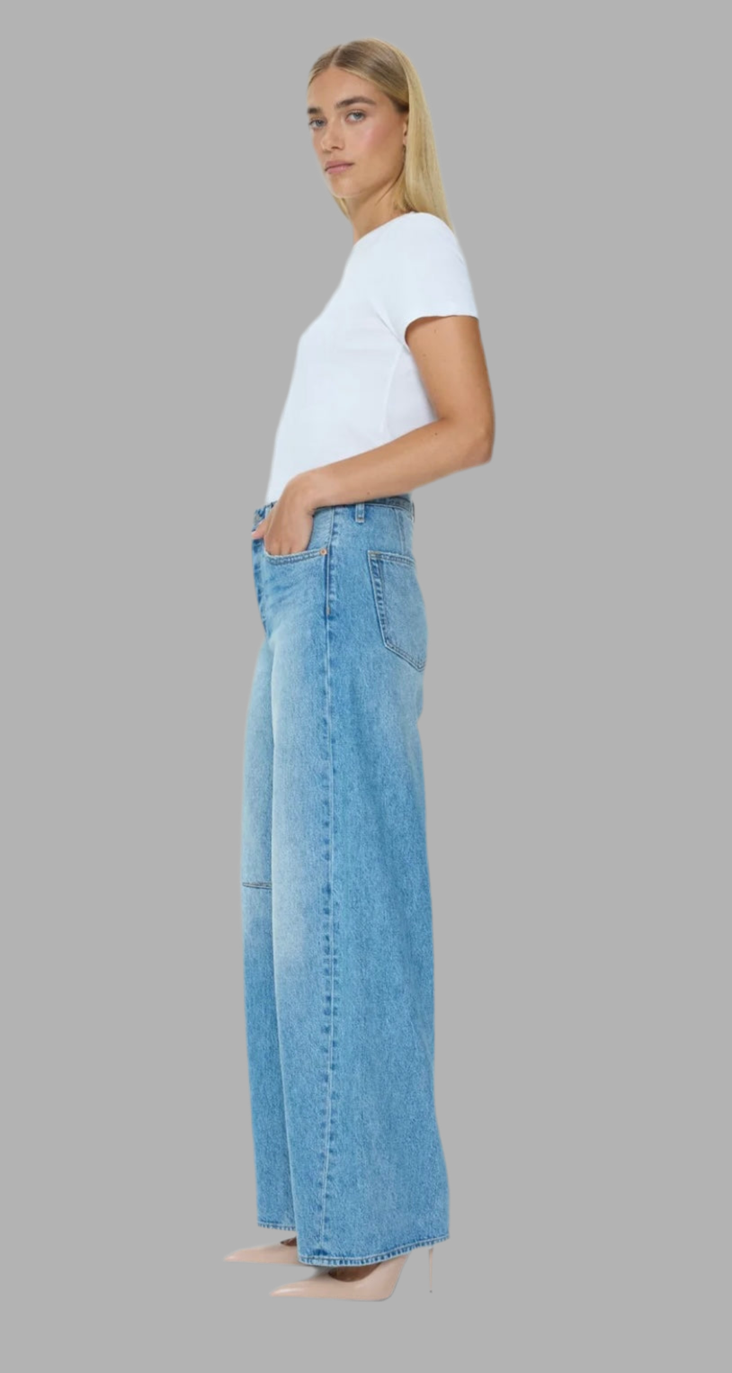 Sydney bowed wide jean