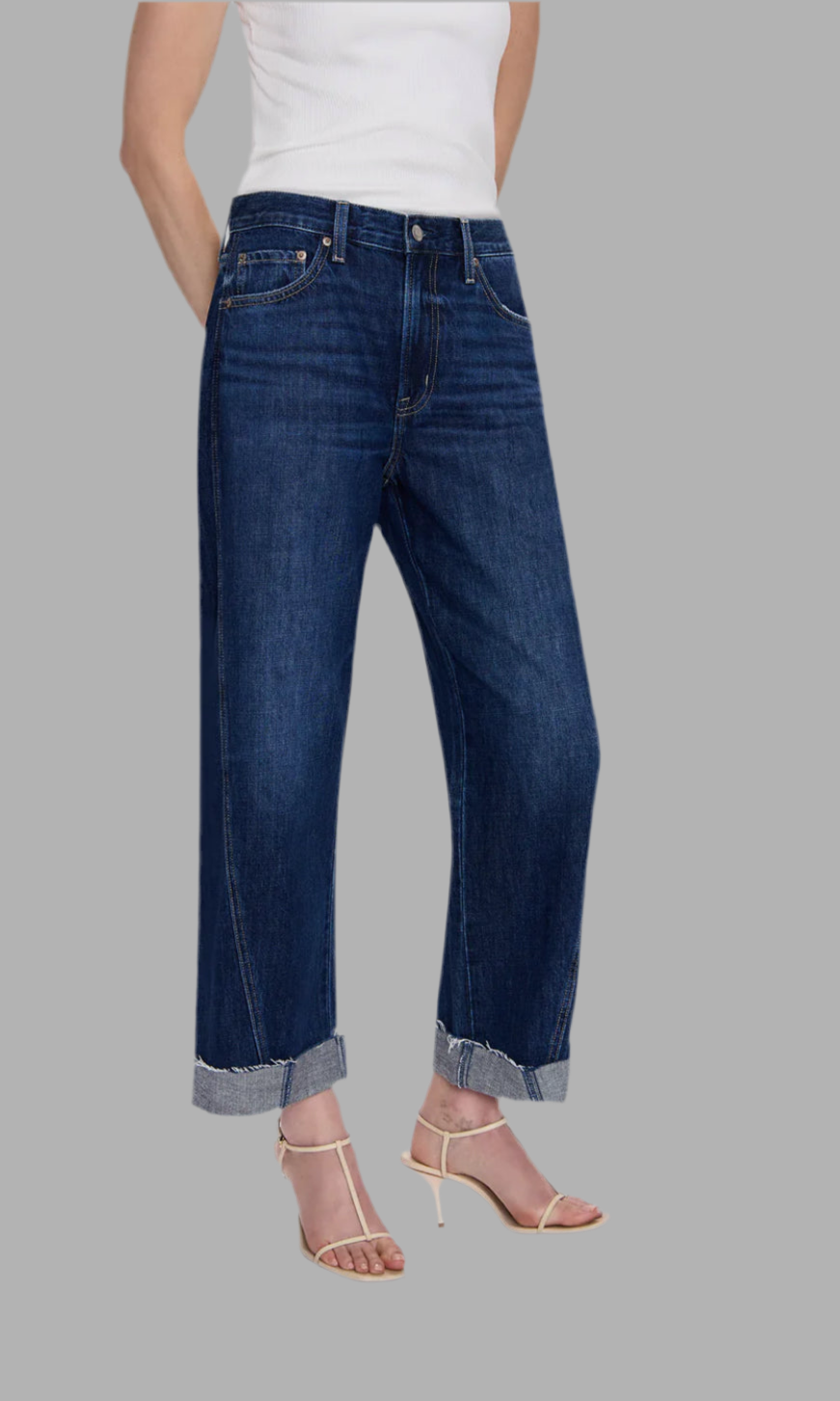 Kacey Cuff Jean in Cultivate