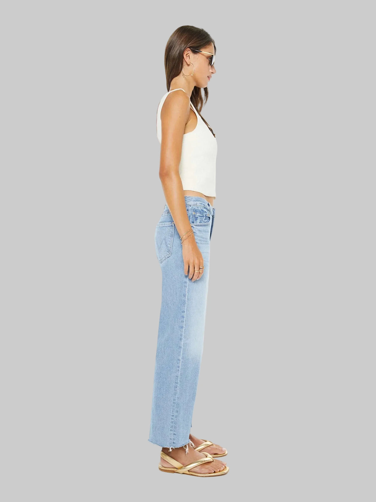 Comeback Kid Mid Rise Rambler Zip Ankle Fray