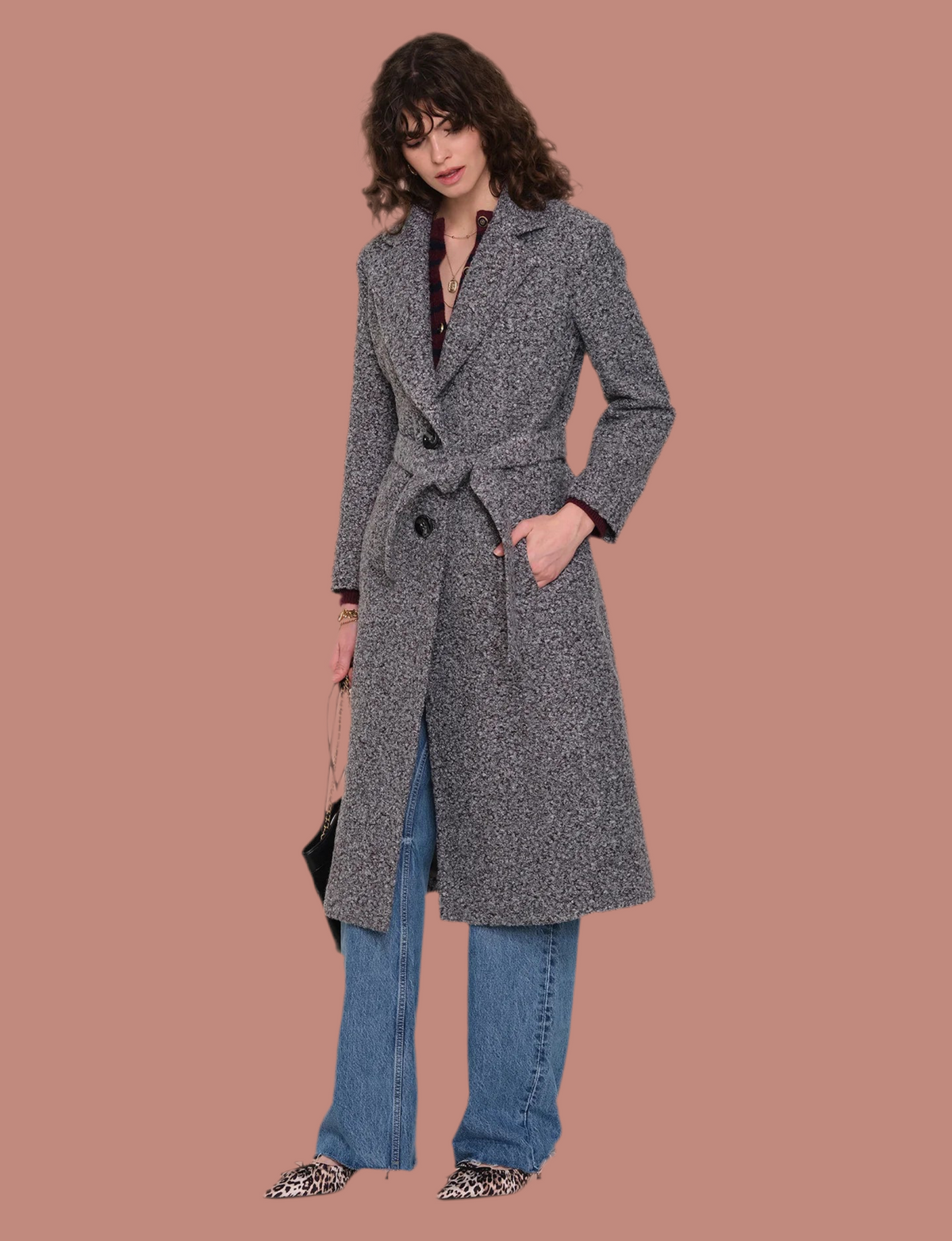 Charcoal Carole Coat