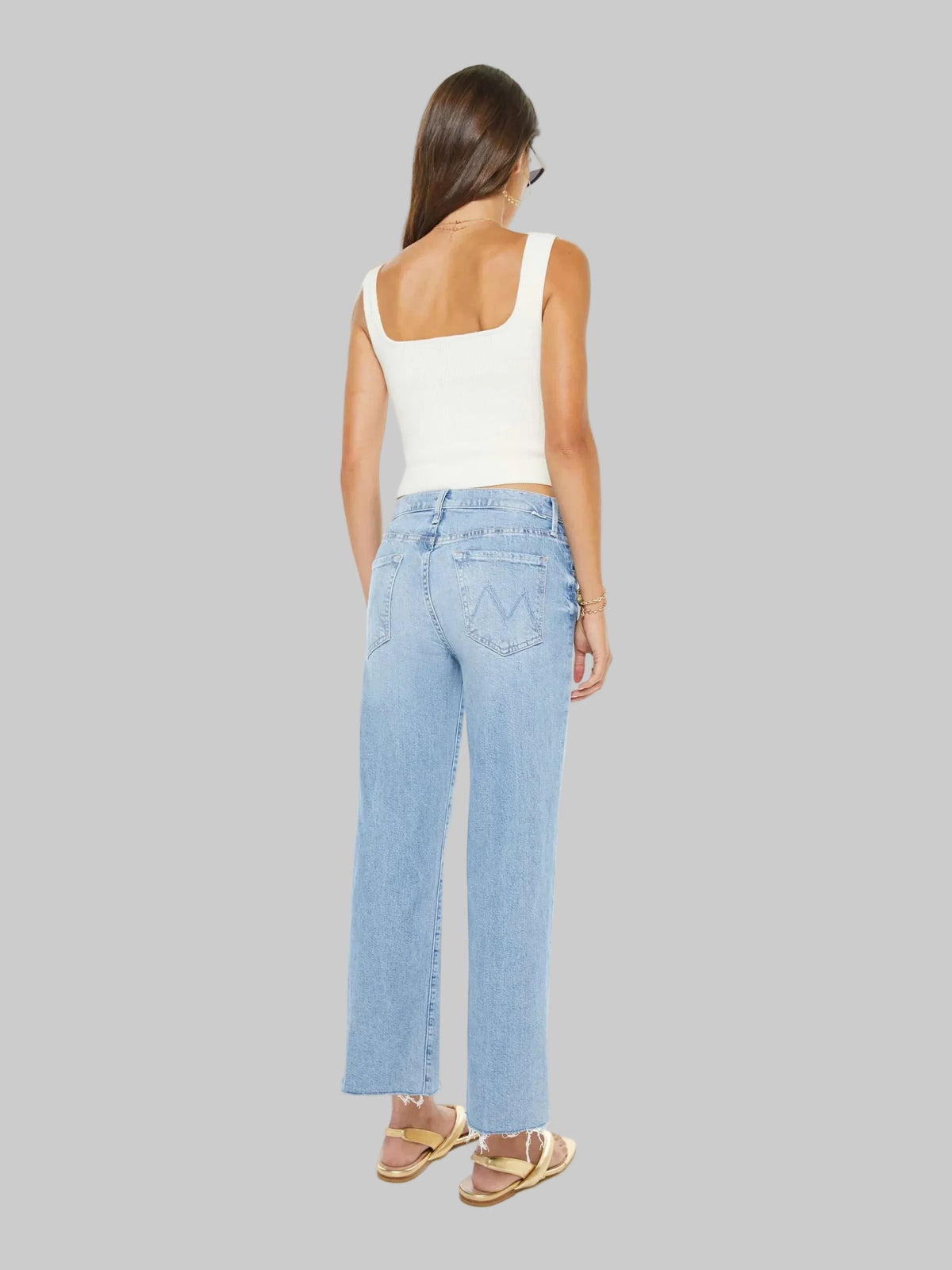 Comeback Kid Mid Rise Rambler Zip Ankle Fray