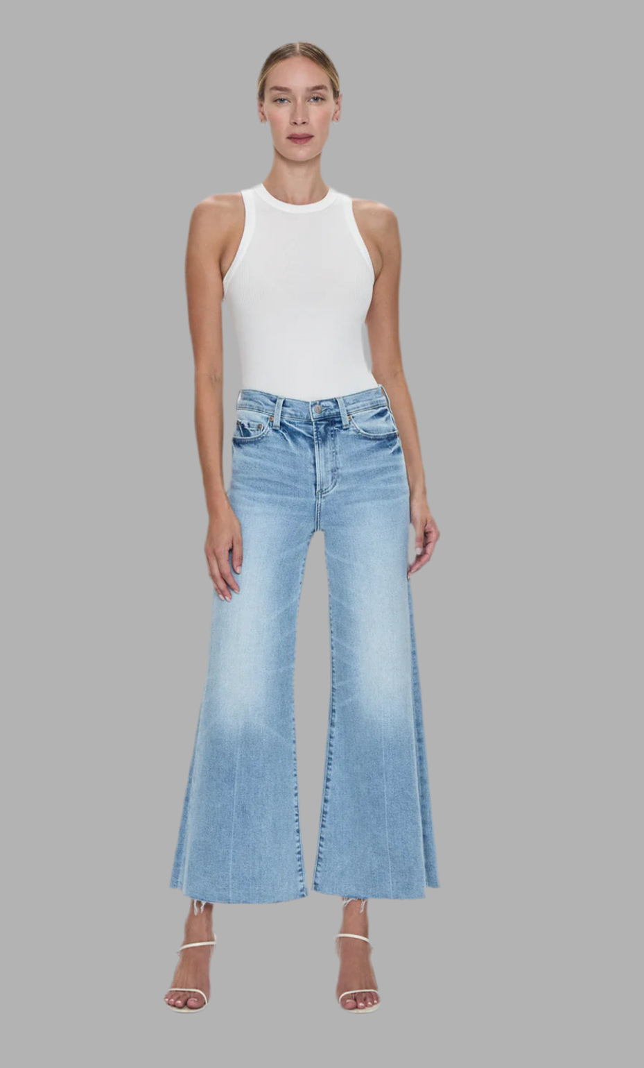 Izzy Cropped Wide Leg