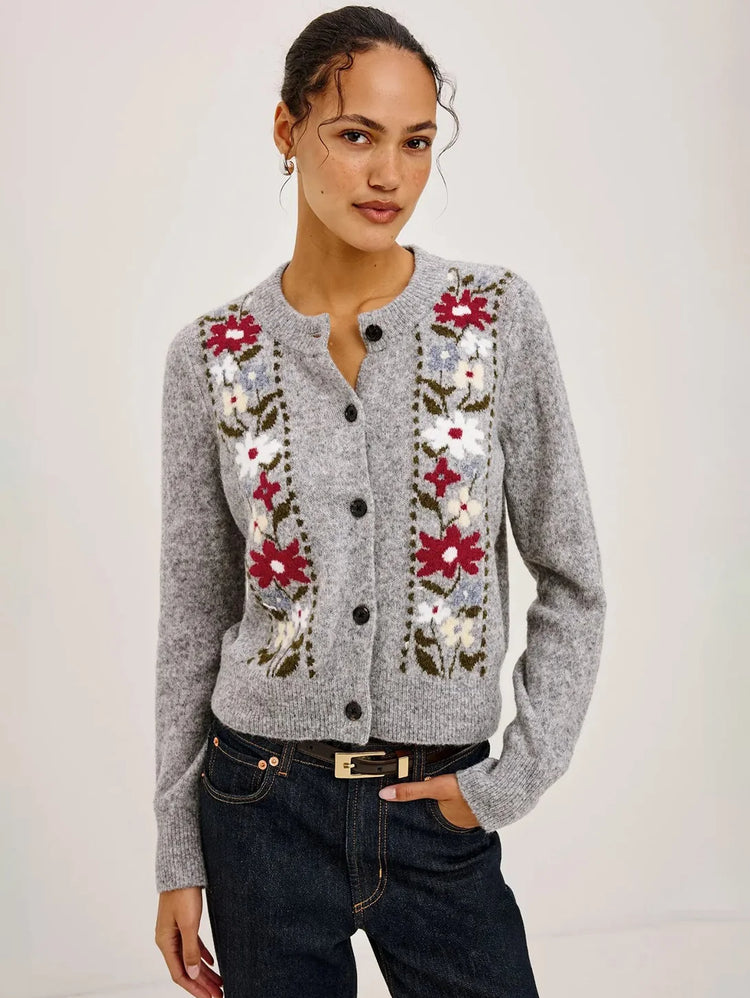 Millie Grey Flora Cardigan
