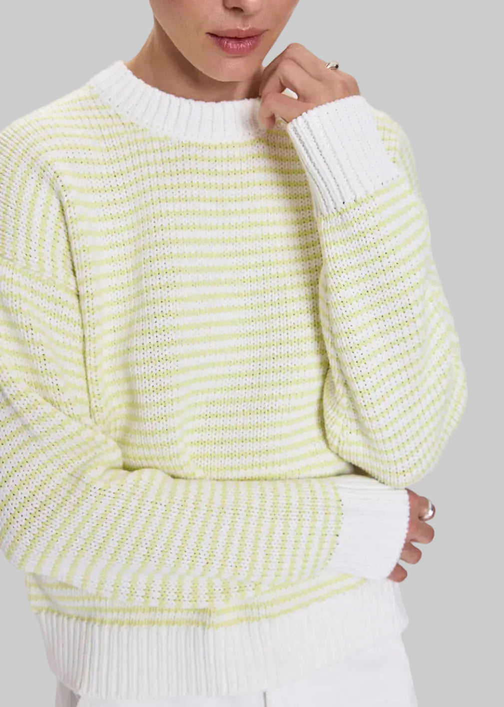 Aura Sweater in Limeade