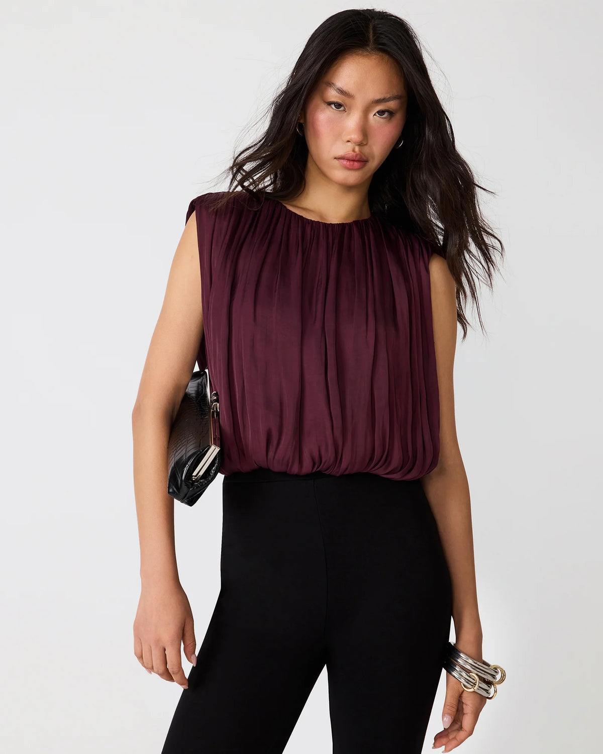 Purple Wine Milana Top
