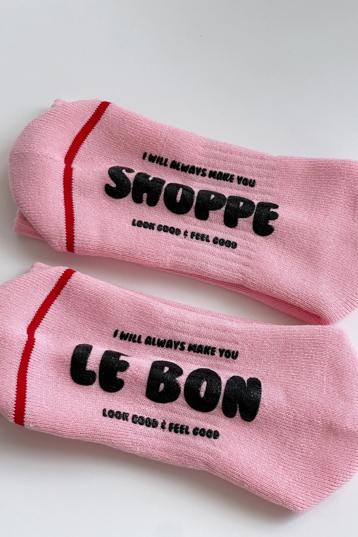 Ruffled hugger pink sock