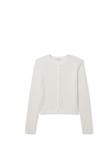 Ada Pointelle Button Down Sweater