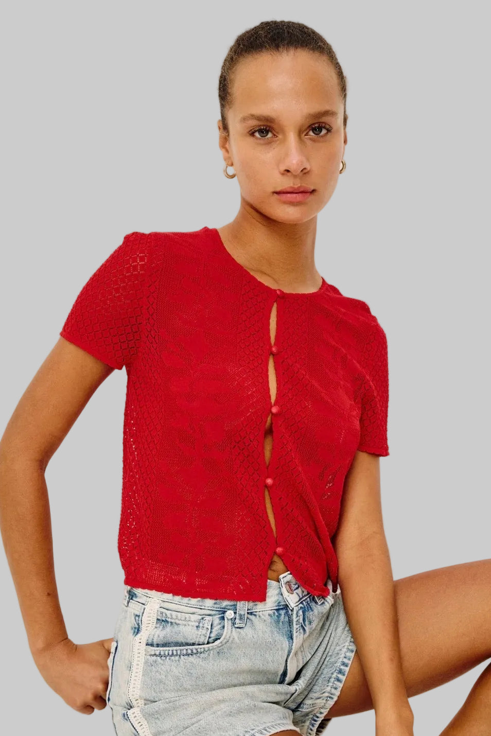 Lorina cardigan top