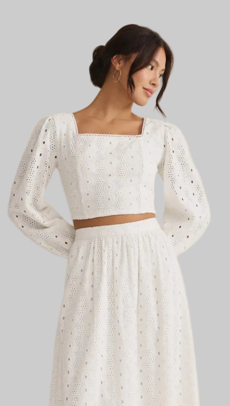Brya Eyelet Top