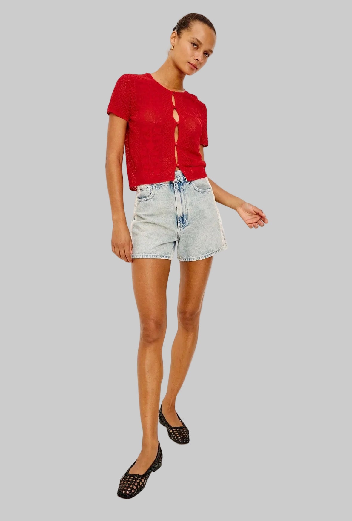 Lorina cardigan top