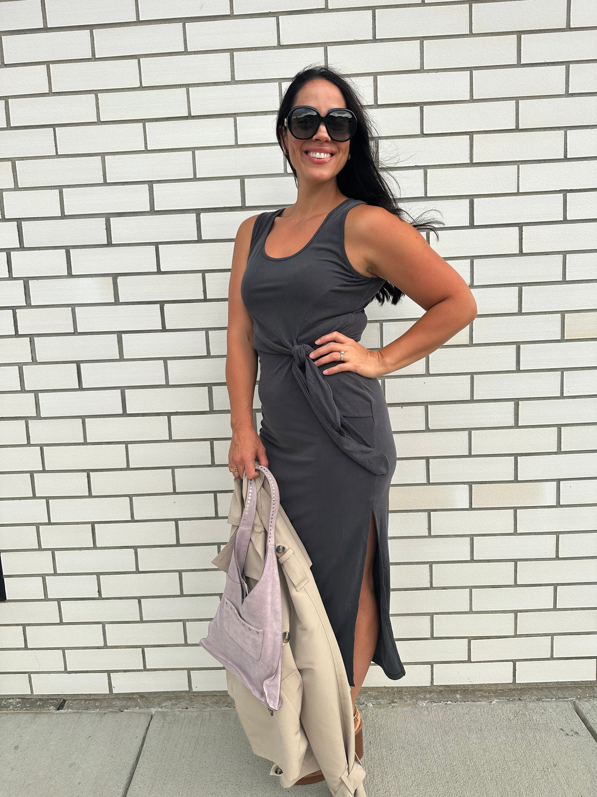 Kimora tie-knot dress
