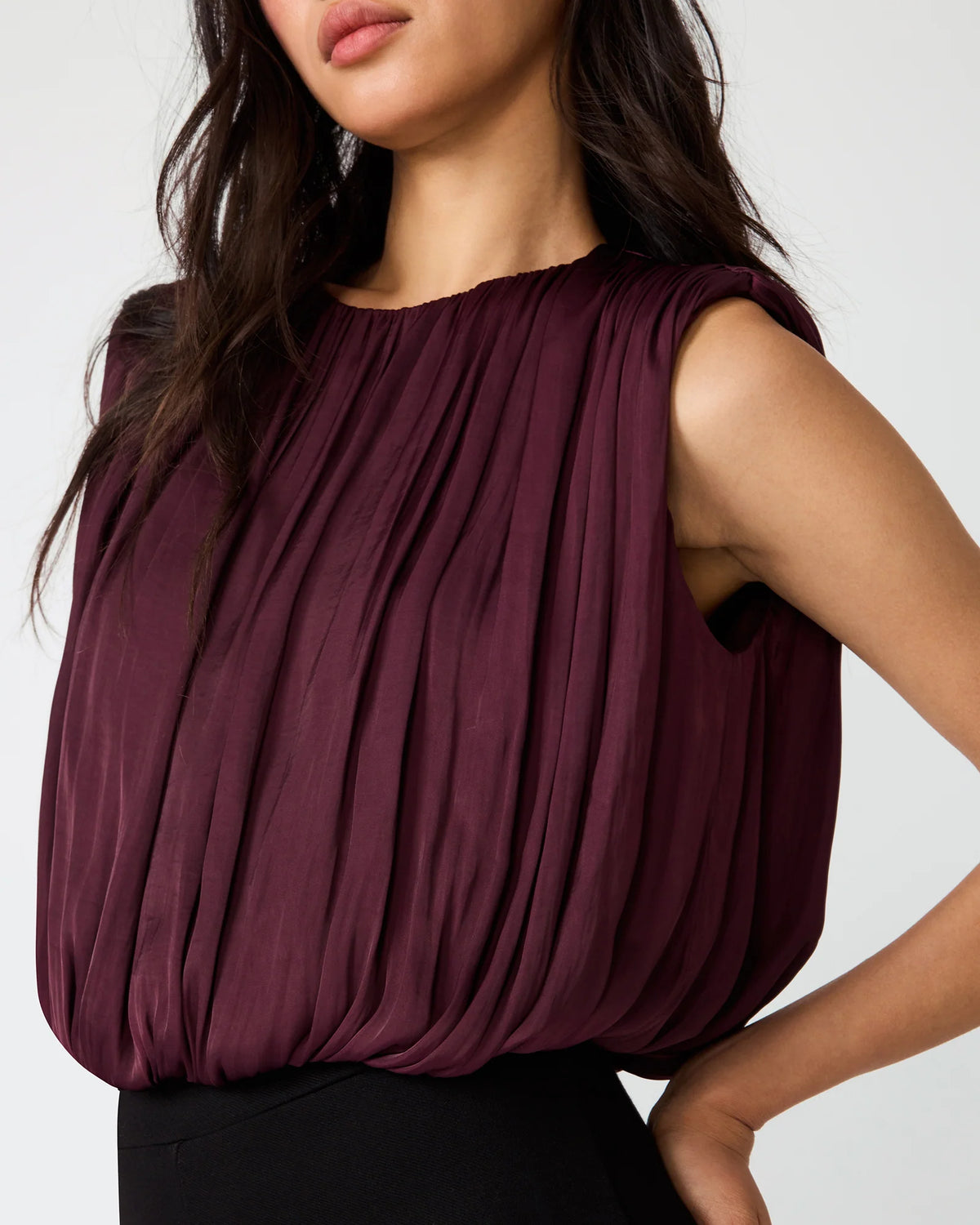 Purple Wine Milana Top