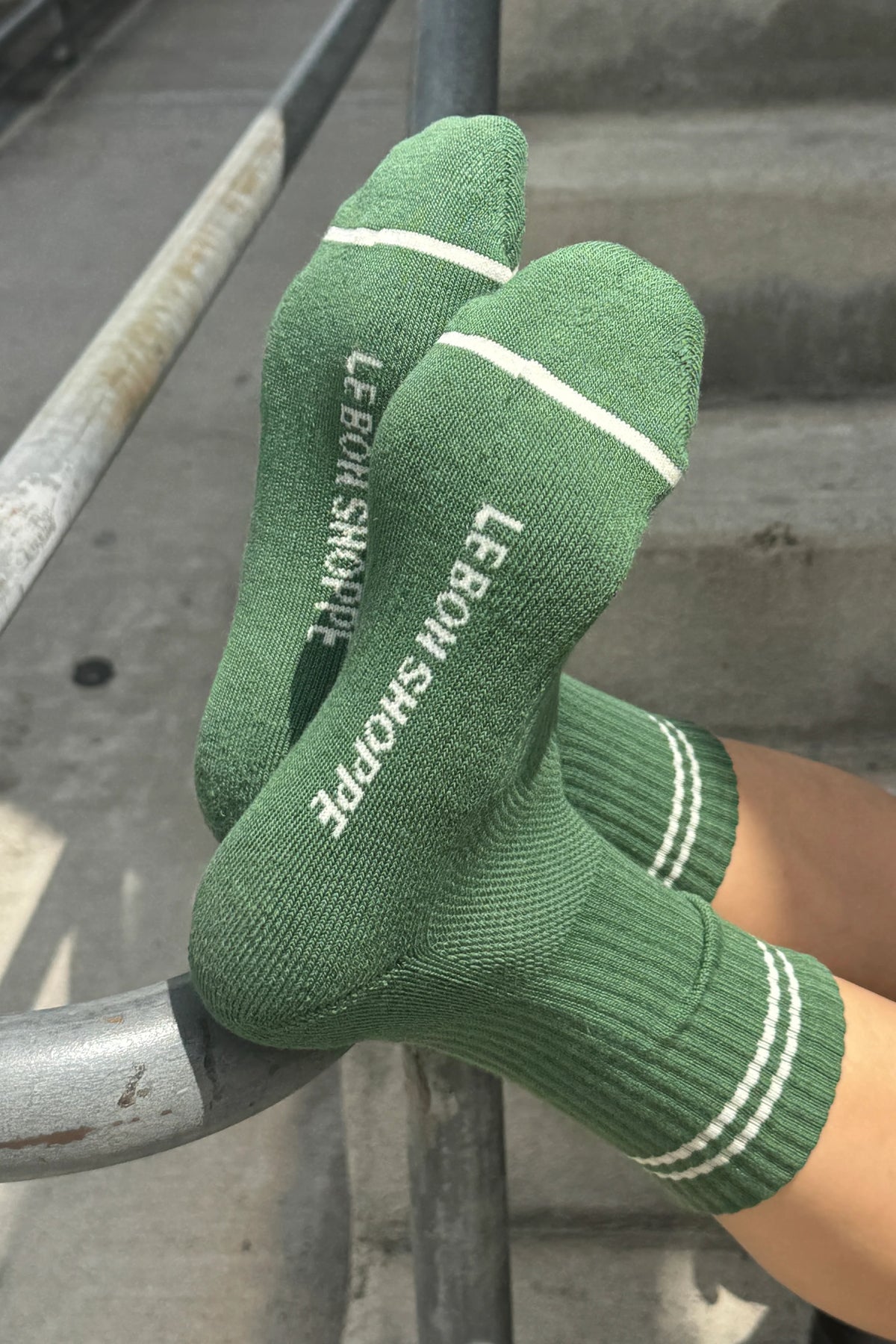 Moss boyfriend sock