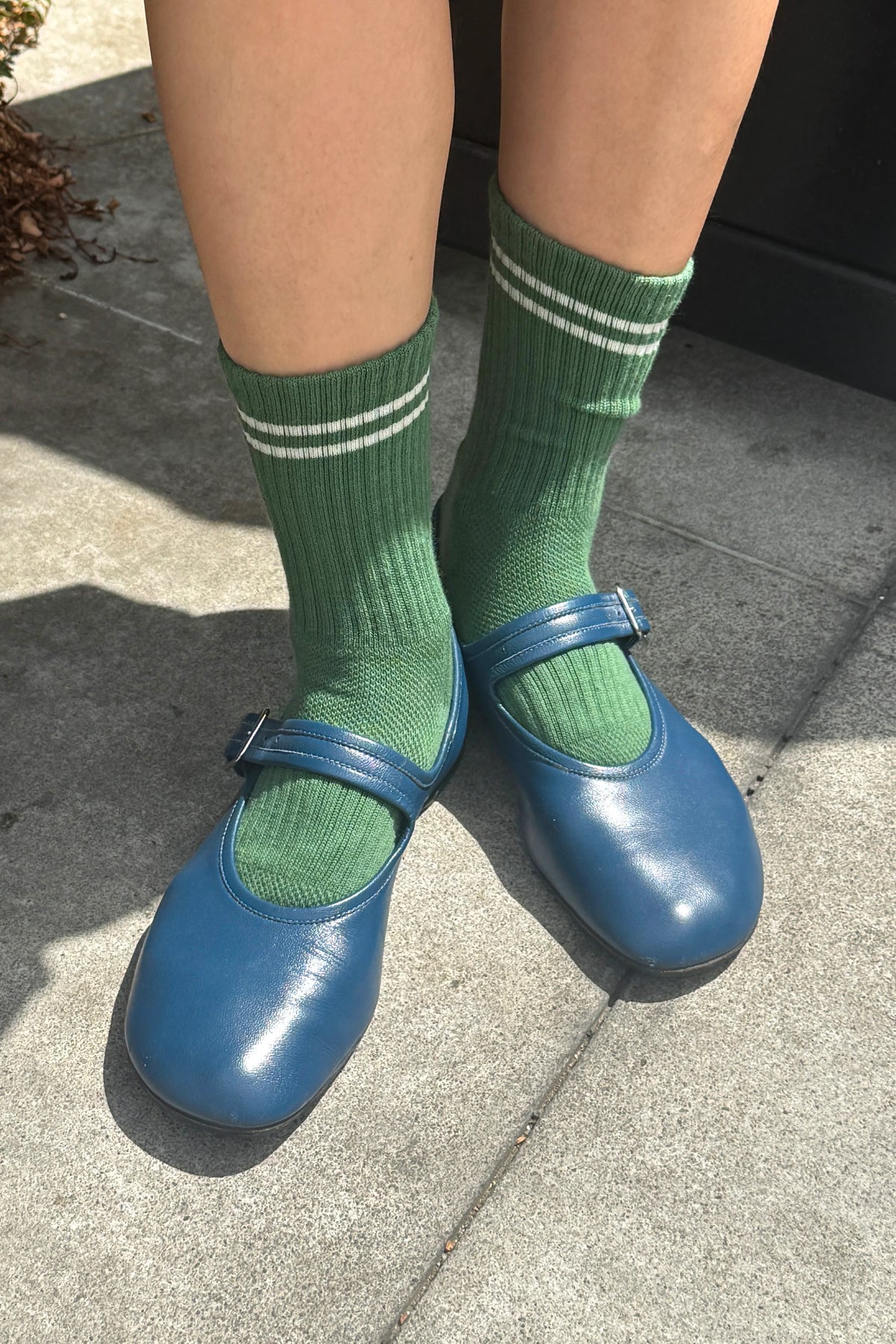 Moss boyfriend sock