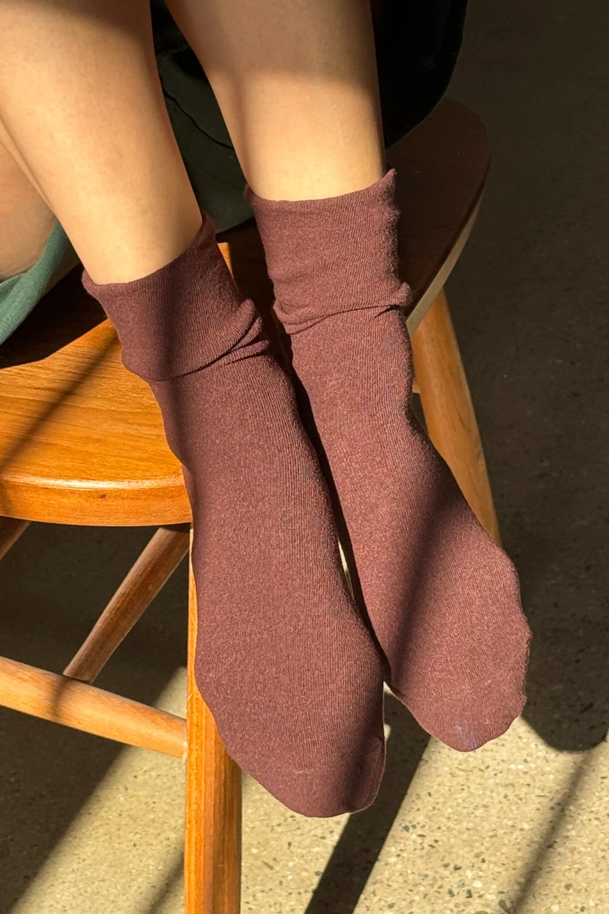 Cacao sneaker sock