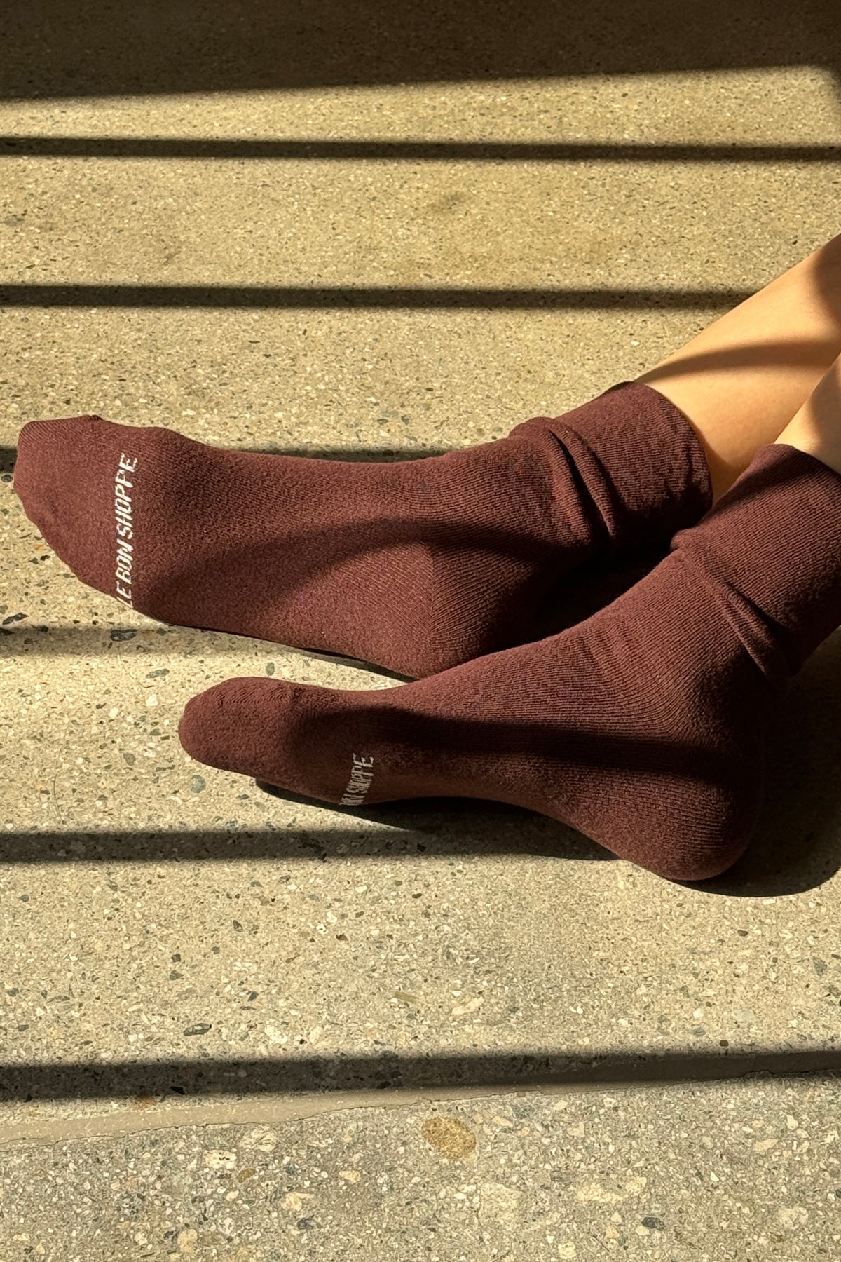 Cacao sneaker sock