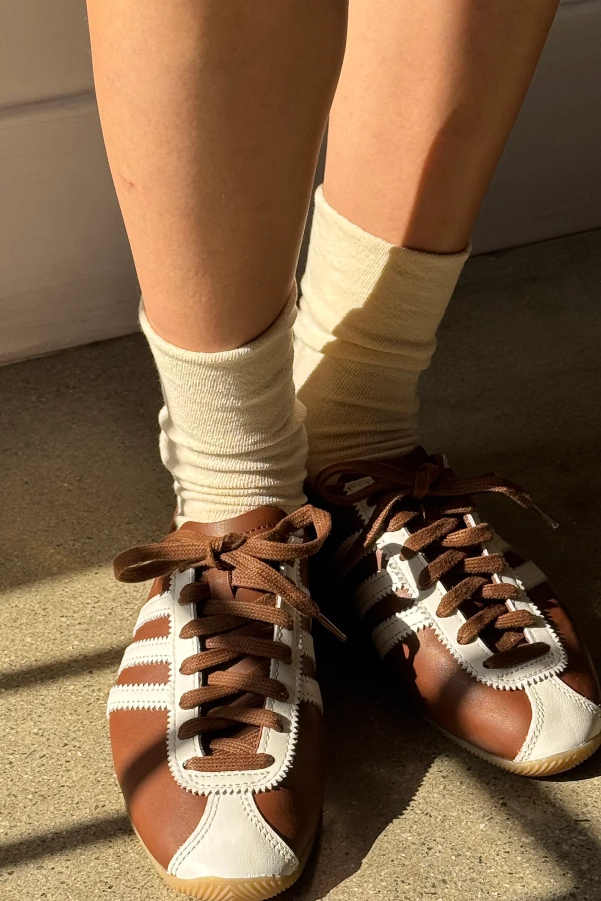 Naturel sneaker sock