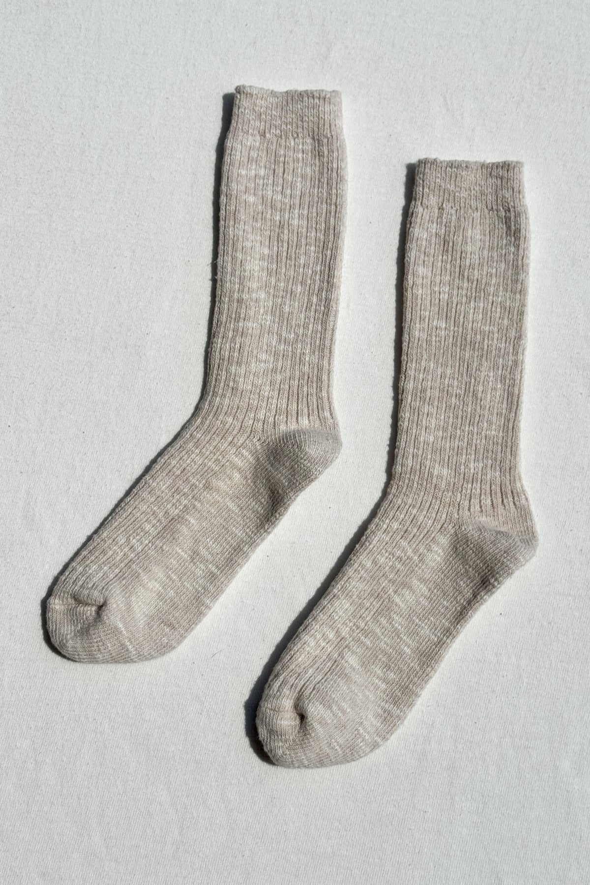 Oatmeal cottage sock