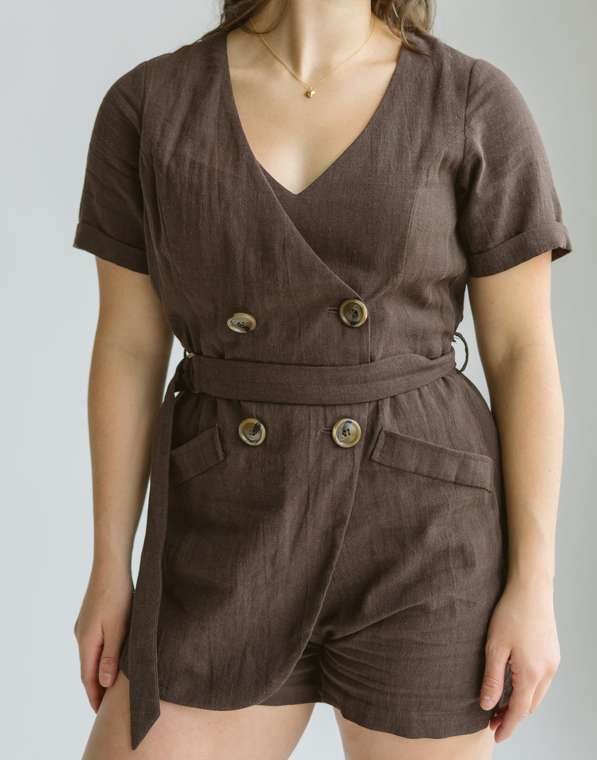 Parina cocoa romper