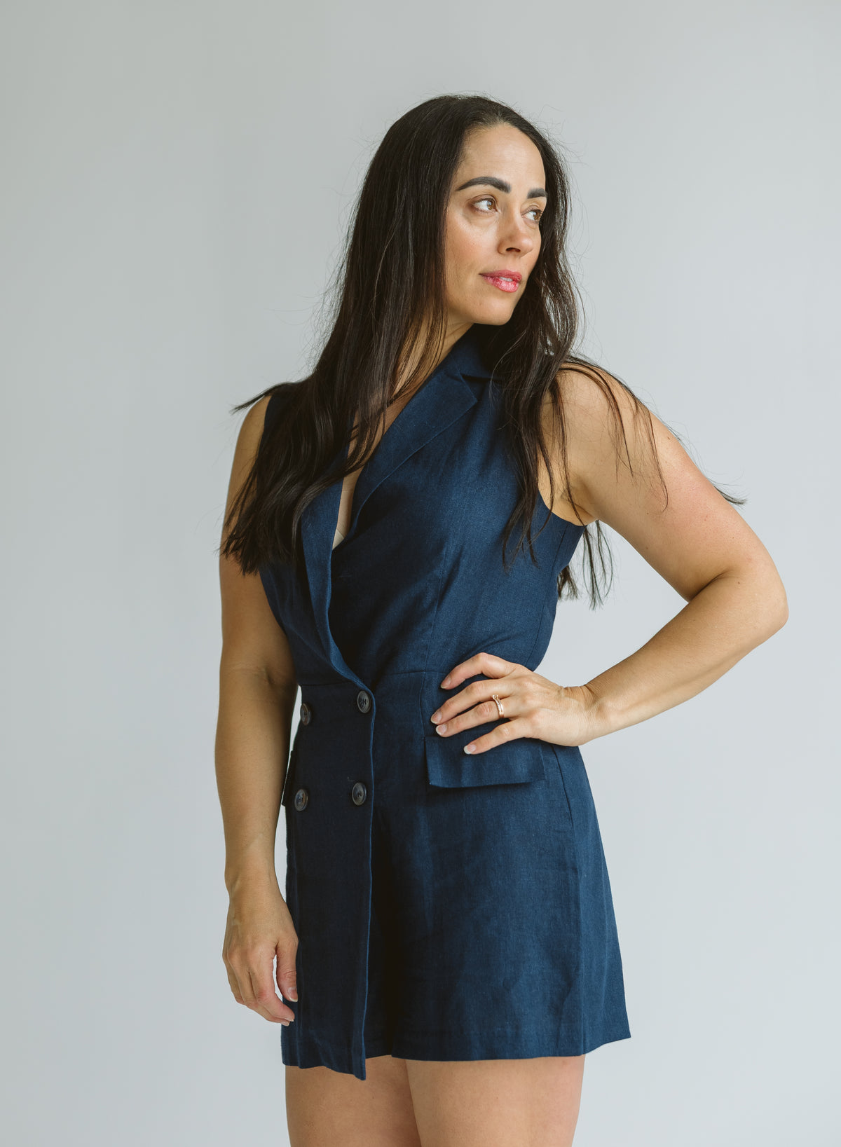 Maritime Blue Romper