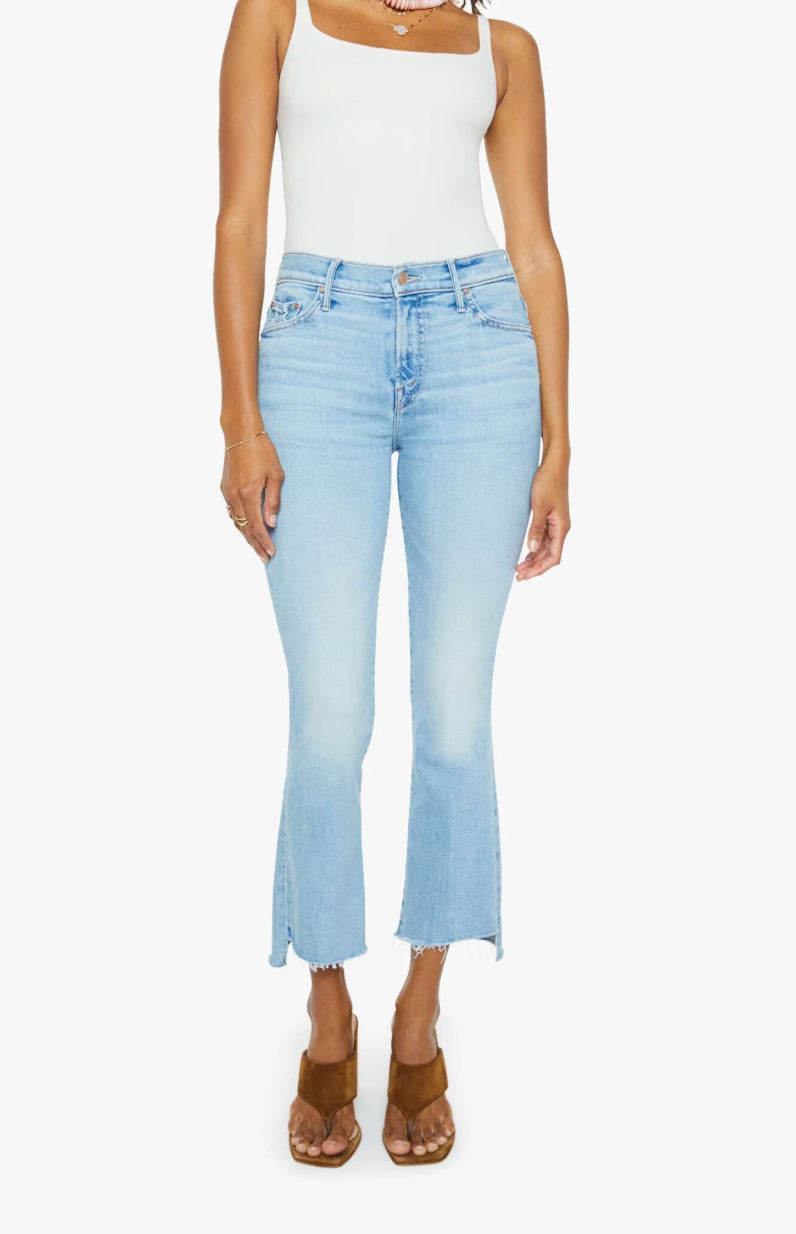 Beaming Insider Crop Step Fray