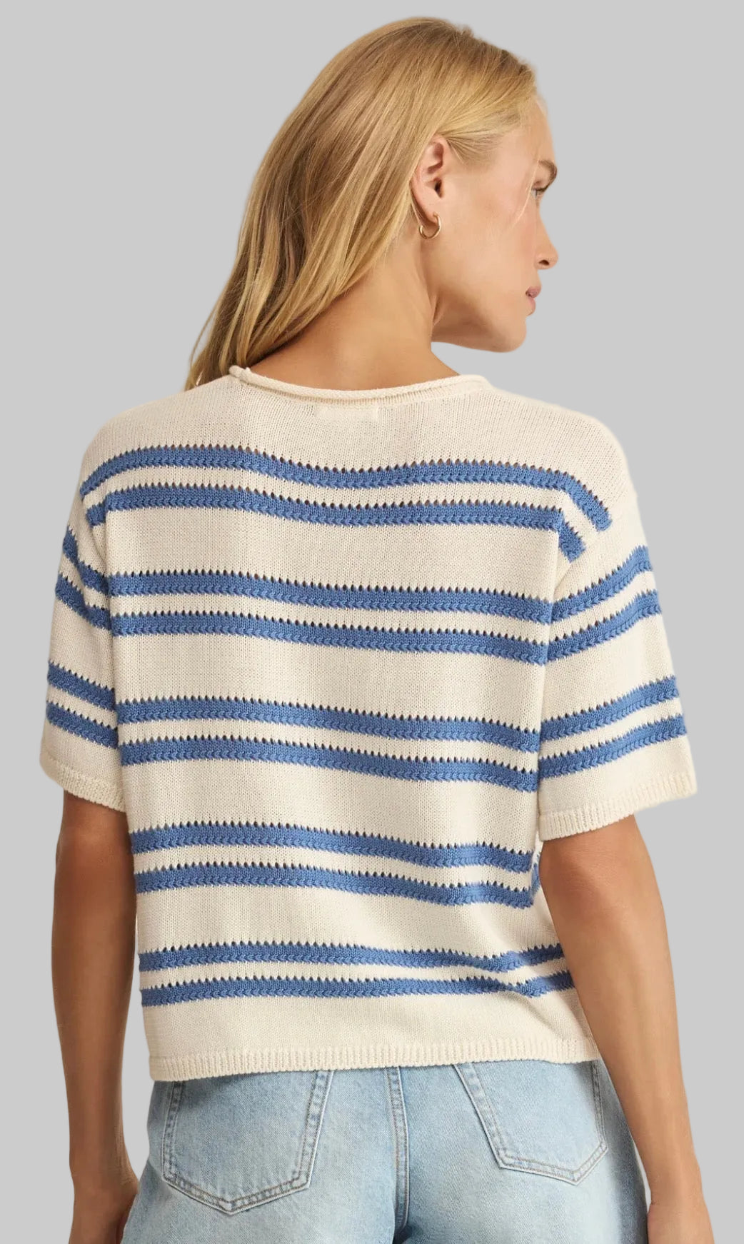 Prado Lake Blue Sweater