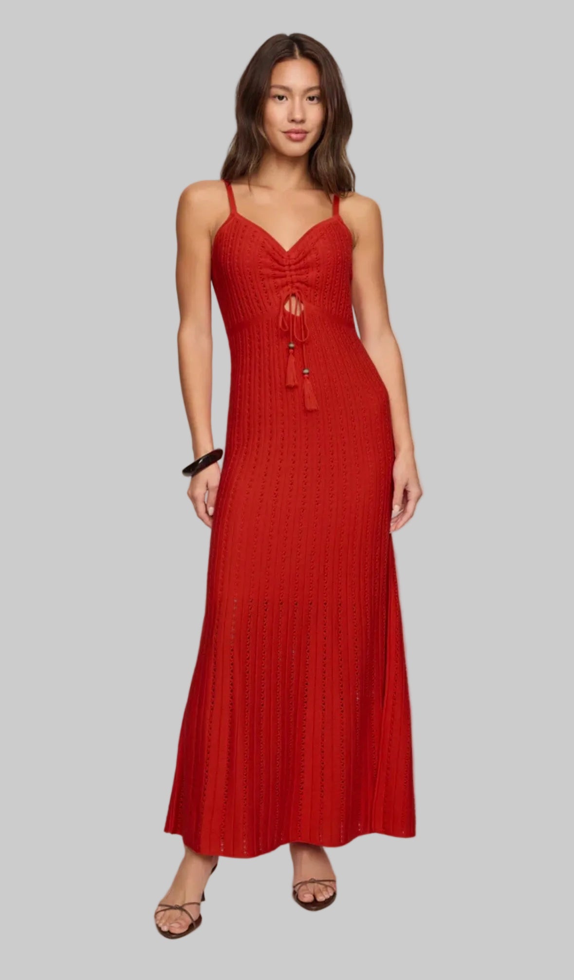 Sunda Crochet Midi Dress