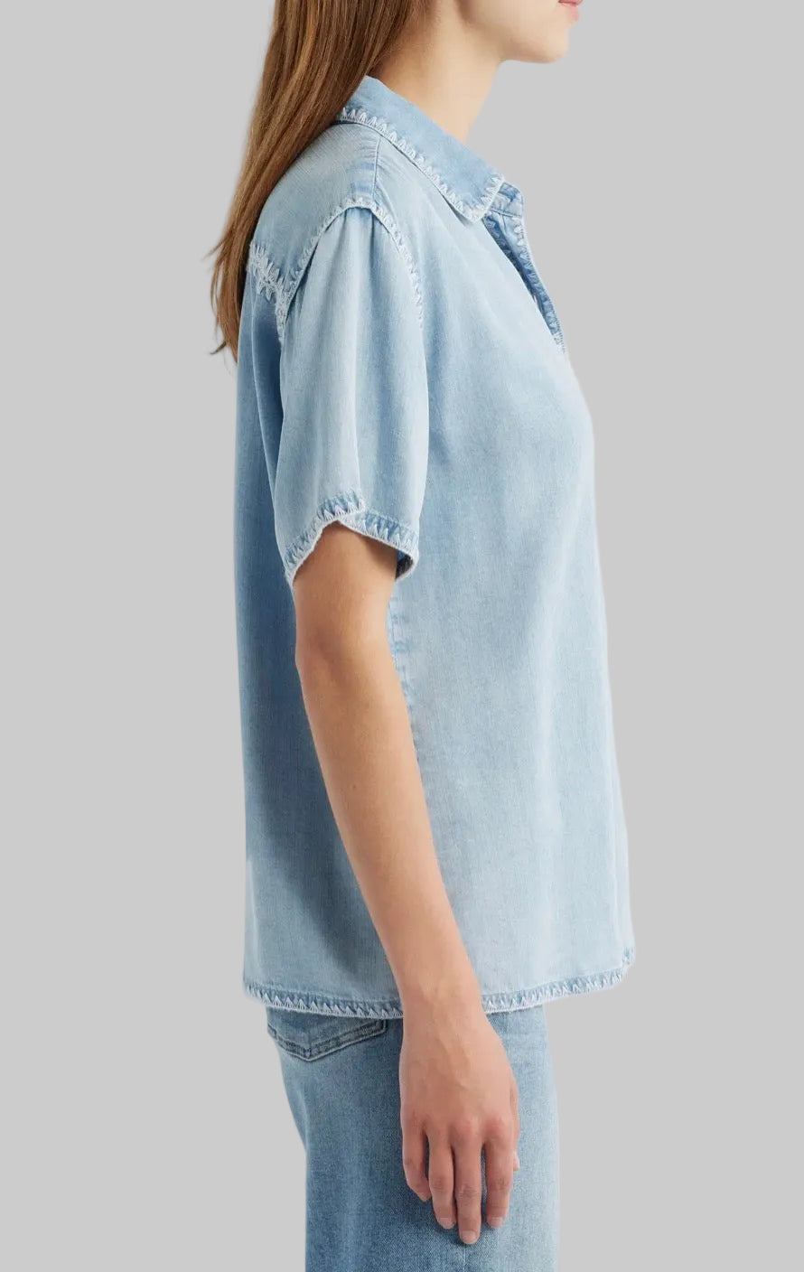 Lea Cloud Wash Jean Button Down