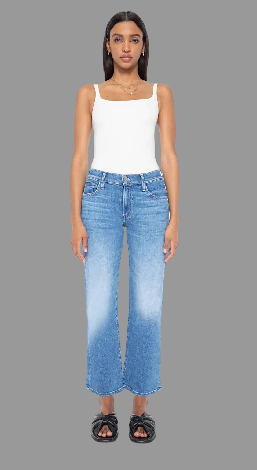 Midrise Rambler Zip Ankle in out of the blue