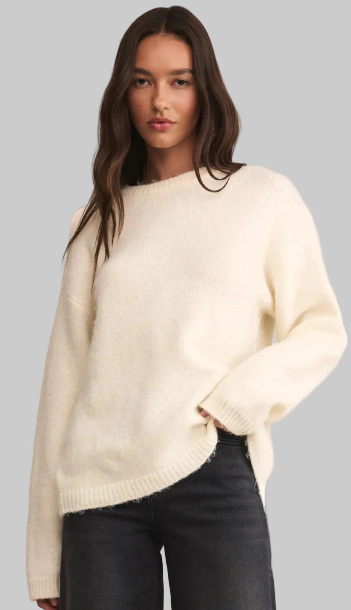 Warm White Snowed In Sweater