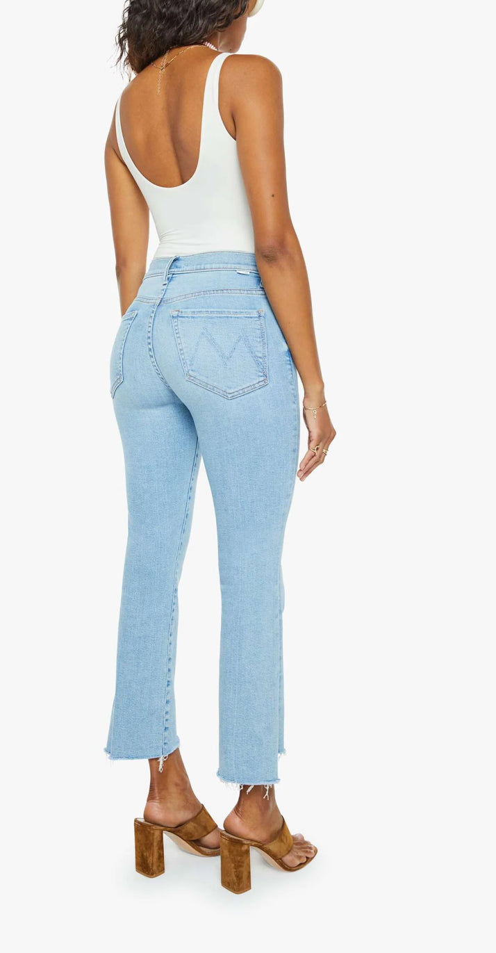 Beaming Insider Crop Step Fray