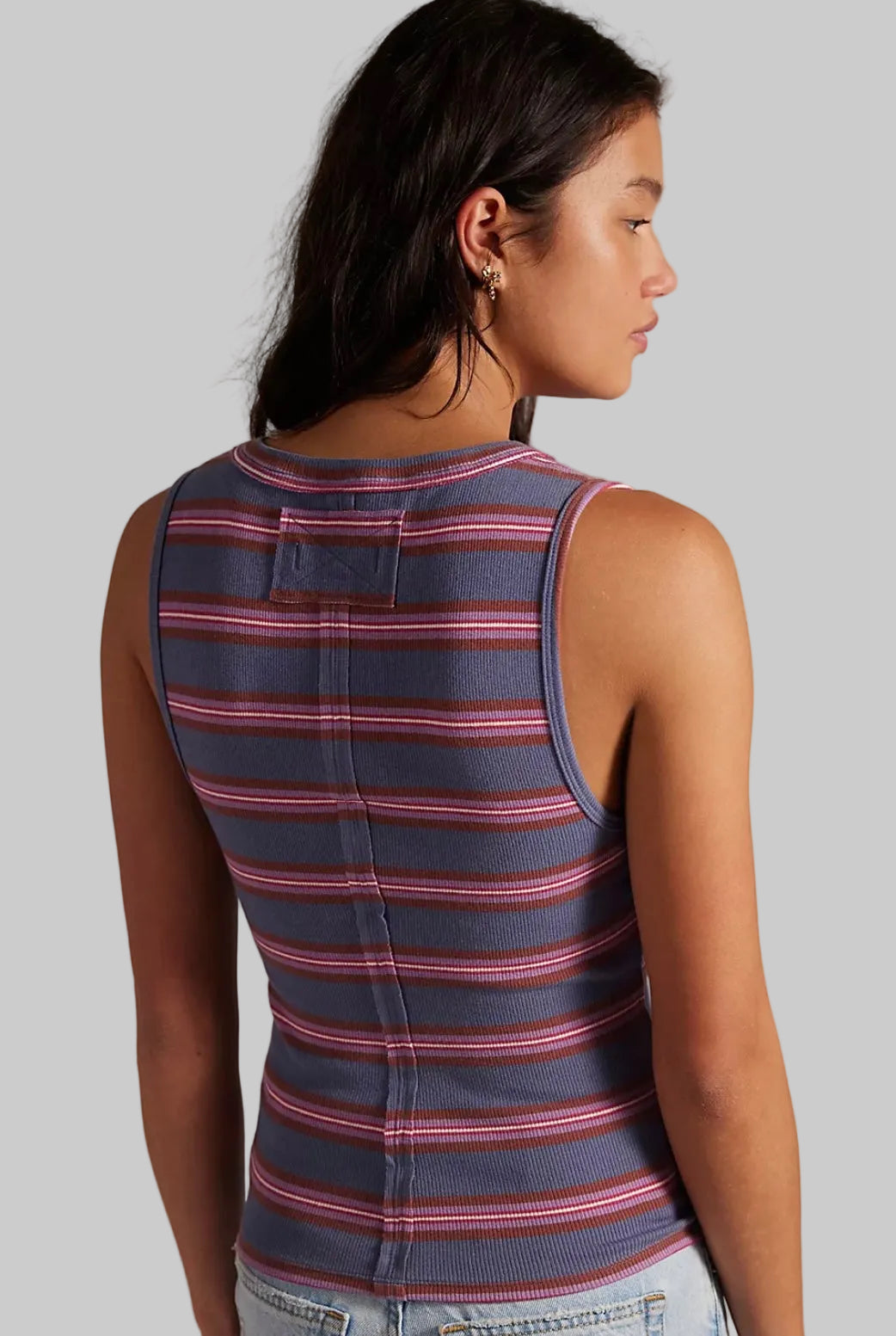 Navie striped henley