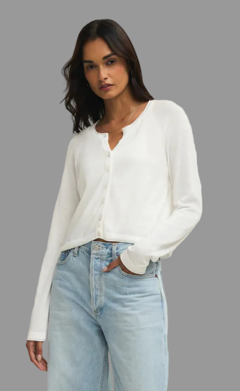Mae white cardigan
