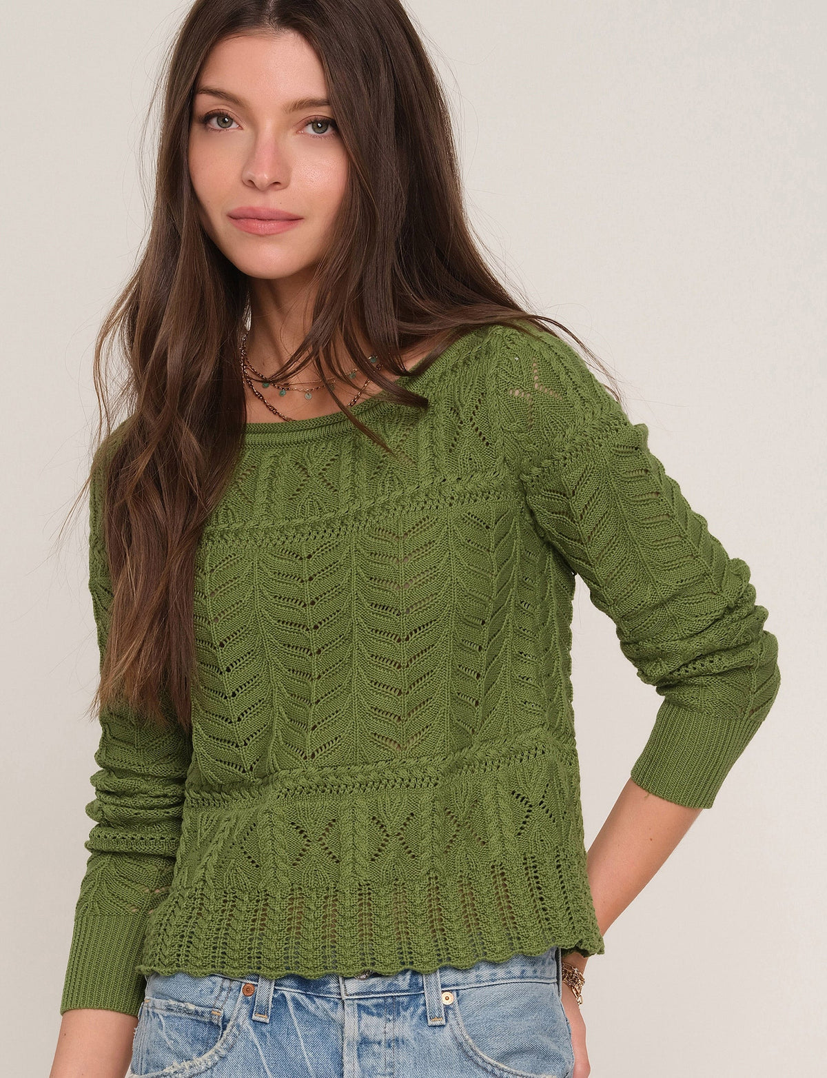 Hansen Sweater in Grass
