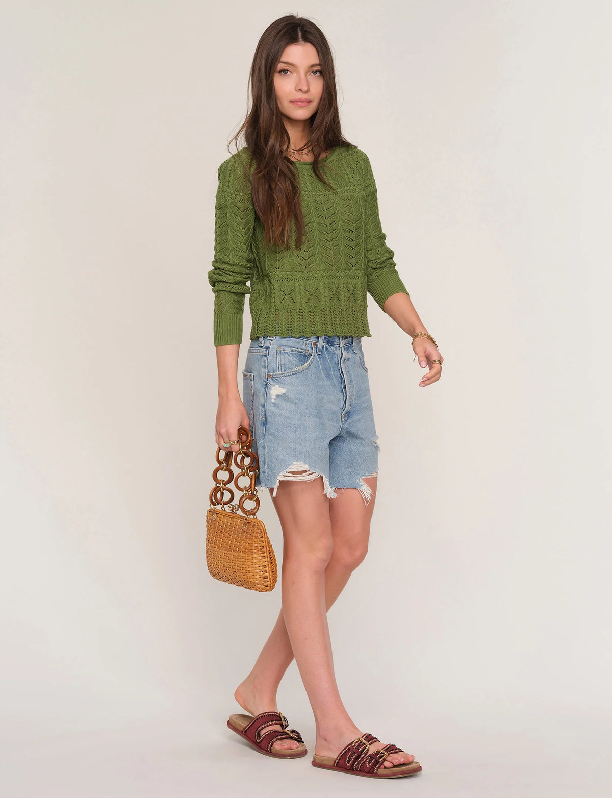 Hansen Sweater in Grass