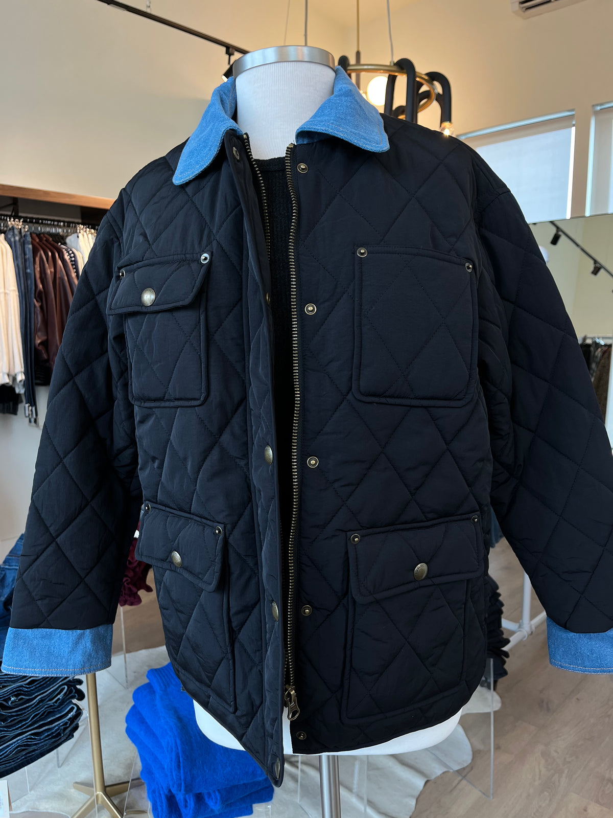 Barn Charm Black Combo Jacket