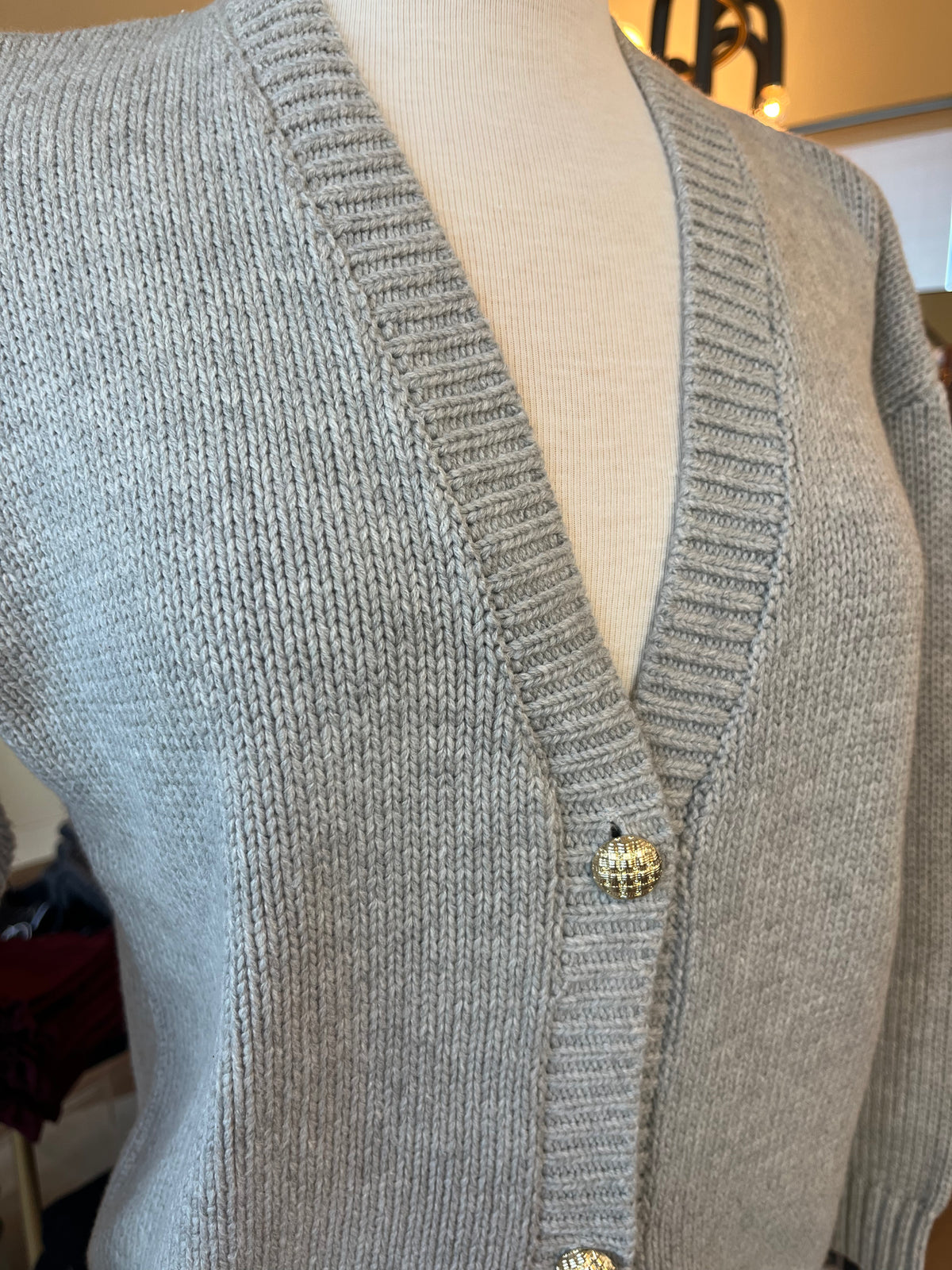 Parisienne Cardigan in Grey