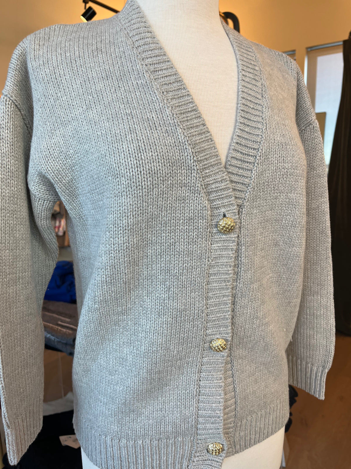 Parisienne Cardigan in Grey